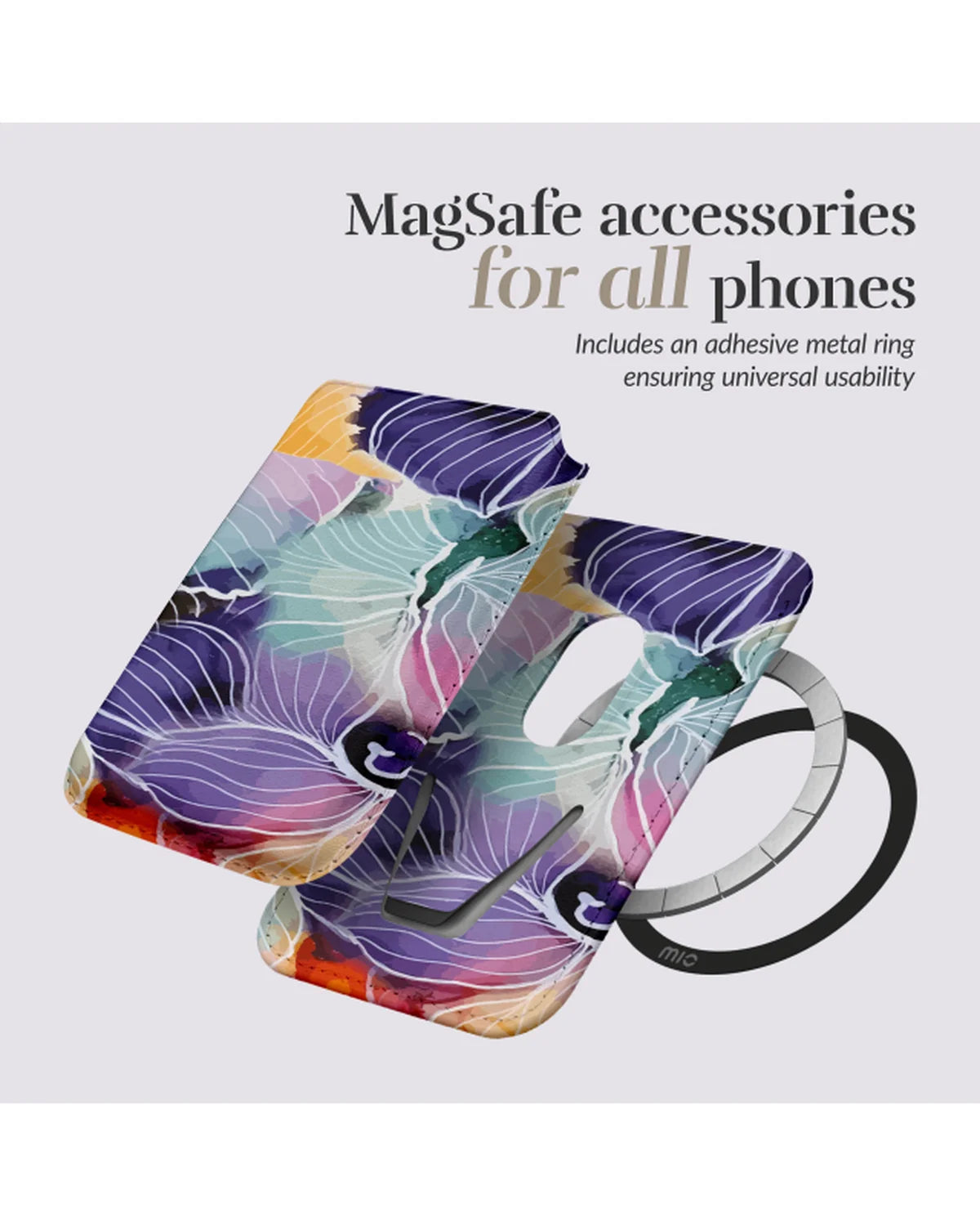 MIO Flowers MagSafe-compatibele kaarthouder