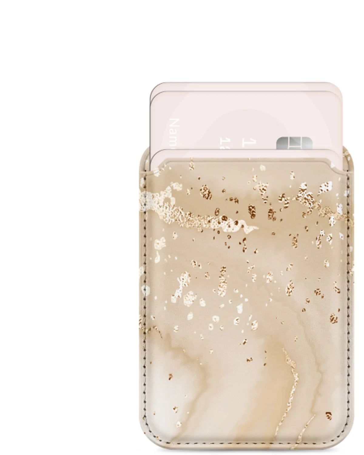 MIO Gold Marble MagSafe-compatibele kaarthouder