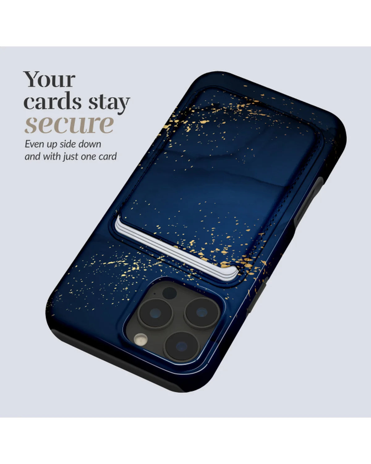 MIO Midnight Sparkle MagSafe-compatibele kaarthouder