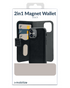 Mobilize 2in1 Magsafe Compatibel Gelly Wallet Case Telefoonhoesje Apple iPhone 16 Plus Zwart