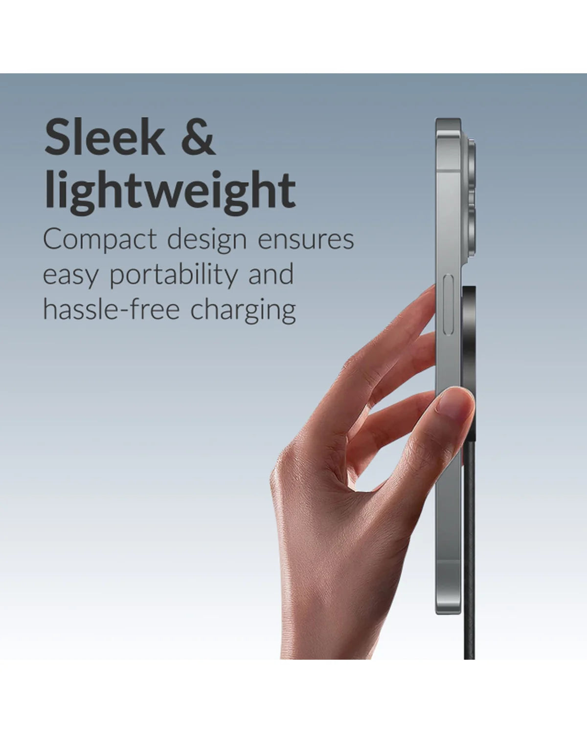 Mobilize 3-in-1 MagSafe Draadloze Lader 15W – Zwart