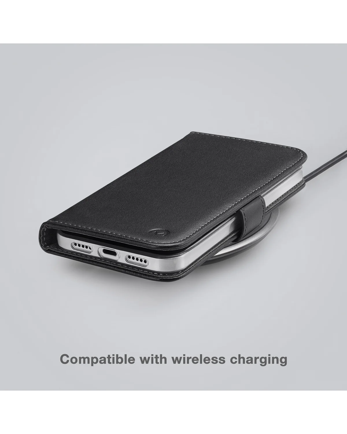 Mobilize Classic Gelly Wallet Book Case Telefoonhoesje Apple iPhone 16 Zwart