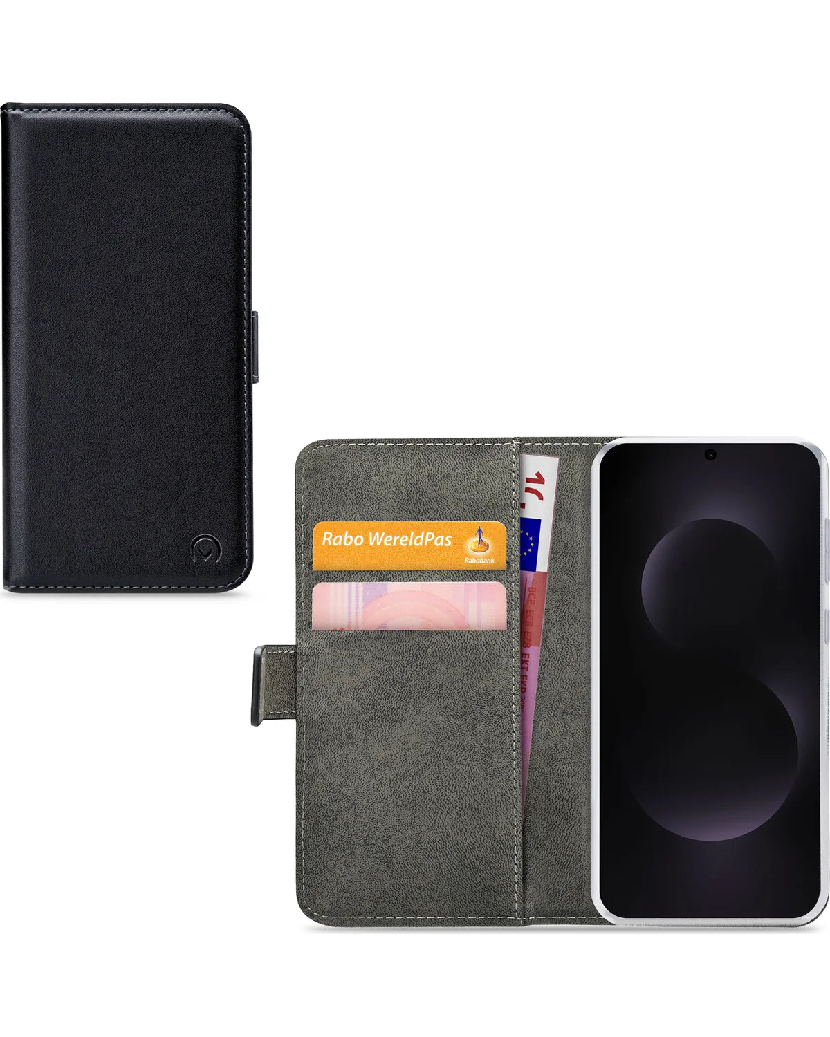 Mobilize Classic Gelly Wallet Hoesje – Samsung Galaxy S25 Edge 5G – Zwart