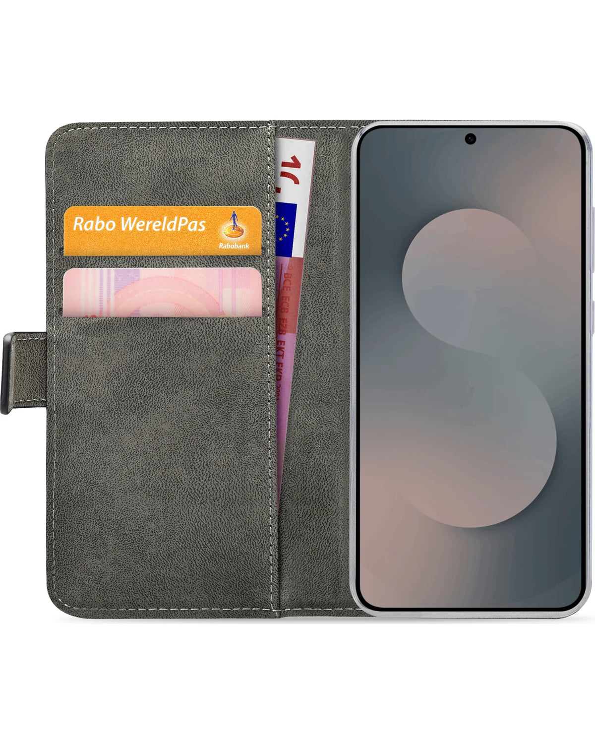 Mobilize Classic Gelly Wallet Hoesje – Samsung Galaxy S25 Fe – Zwart