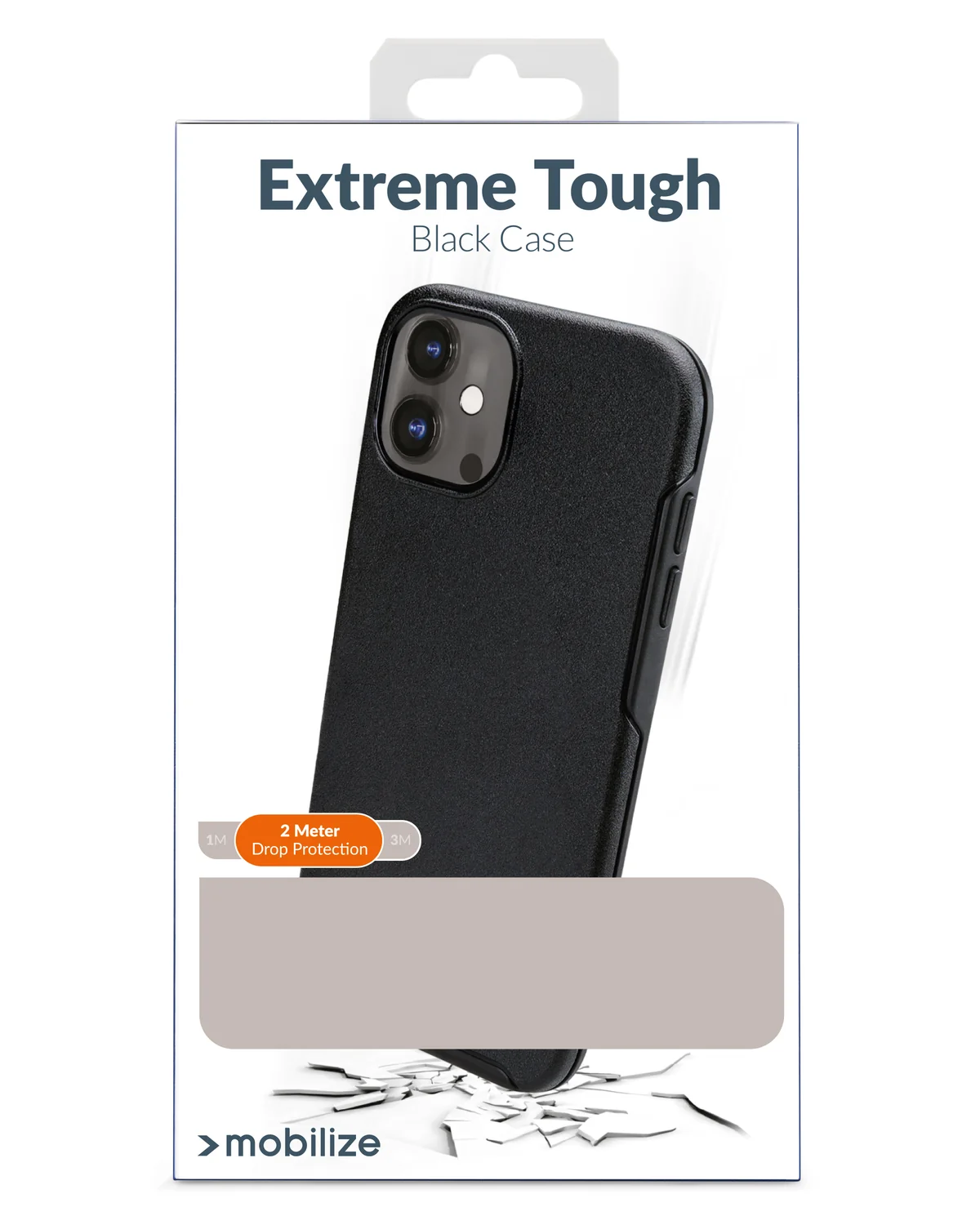 Mobilize Extreme Tough Case Telefoonhoesje Apple iPhone 15 Pro Max Zwart