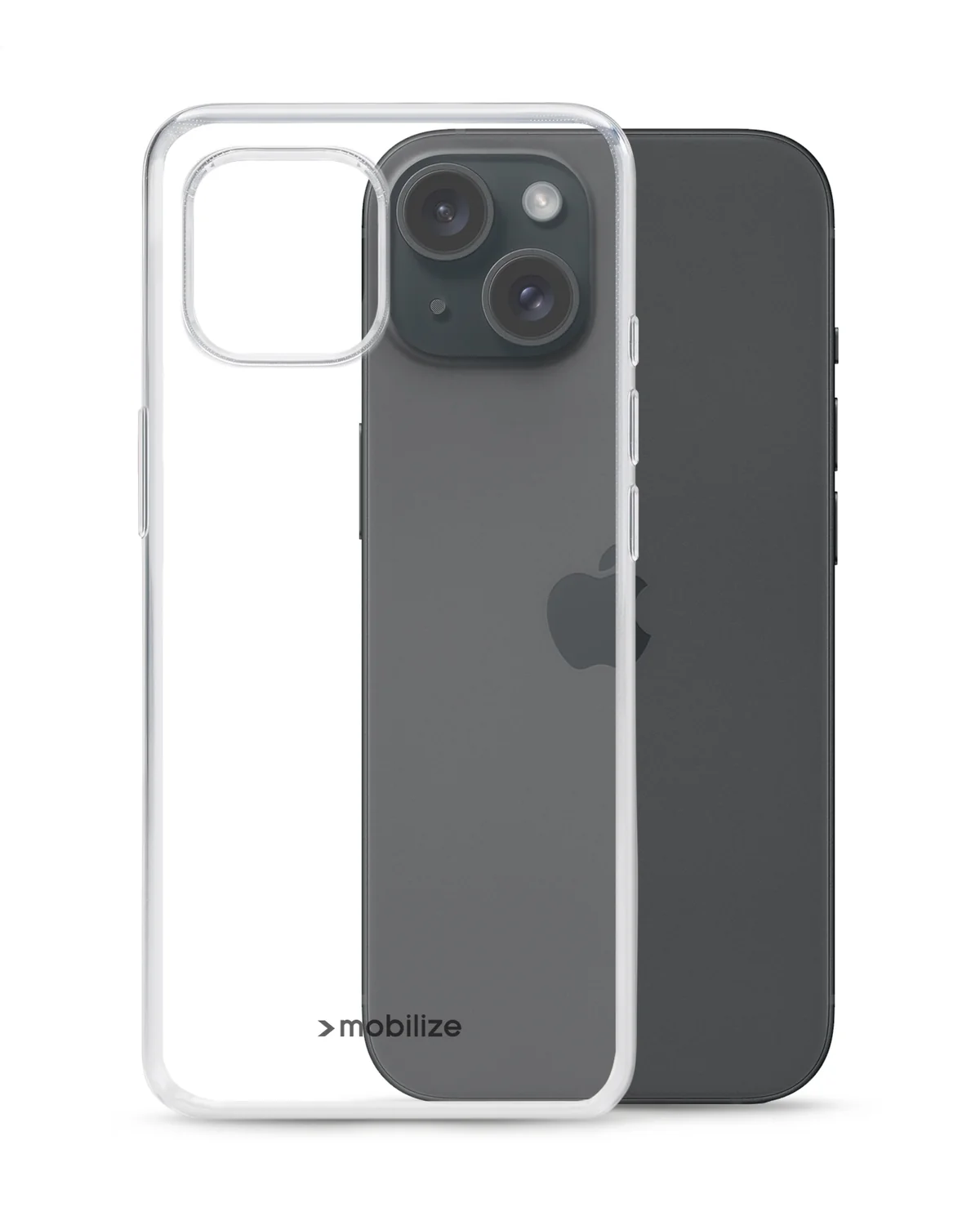 Mobilize Gelly Case Telefoonhoesje Apple iPhone 15 Transparant