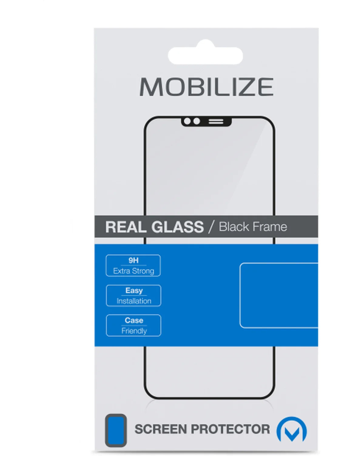 Mobilize Glass Screenprotector Black Frame Samsung Galaxy S24 Plus 5G / S25 Plus 5G