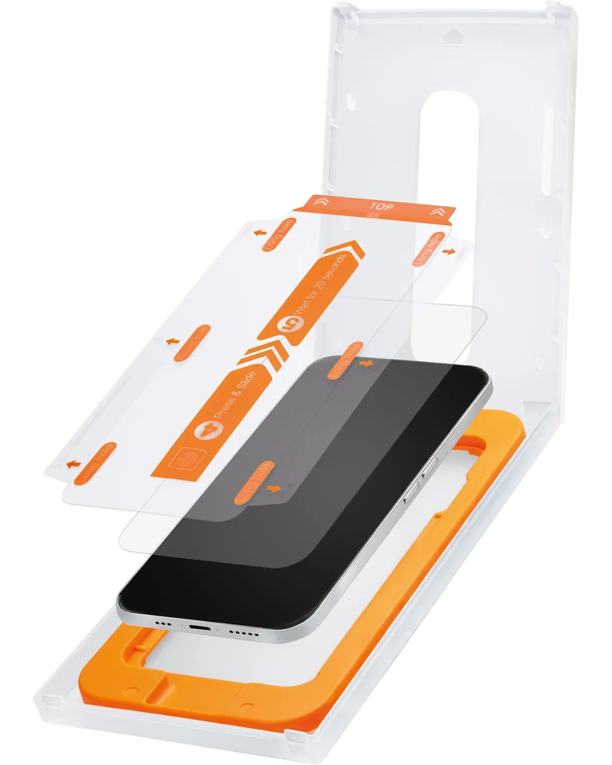 Mobilize Glass Screenprotector with Applicator Apple iPhone 15 Plus