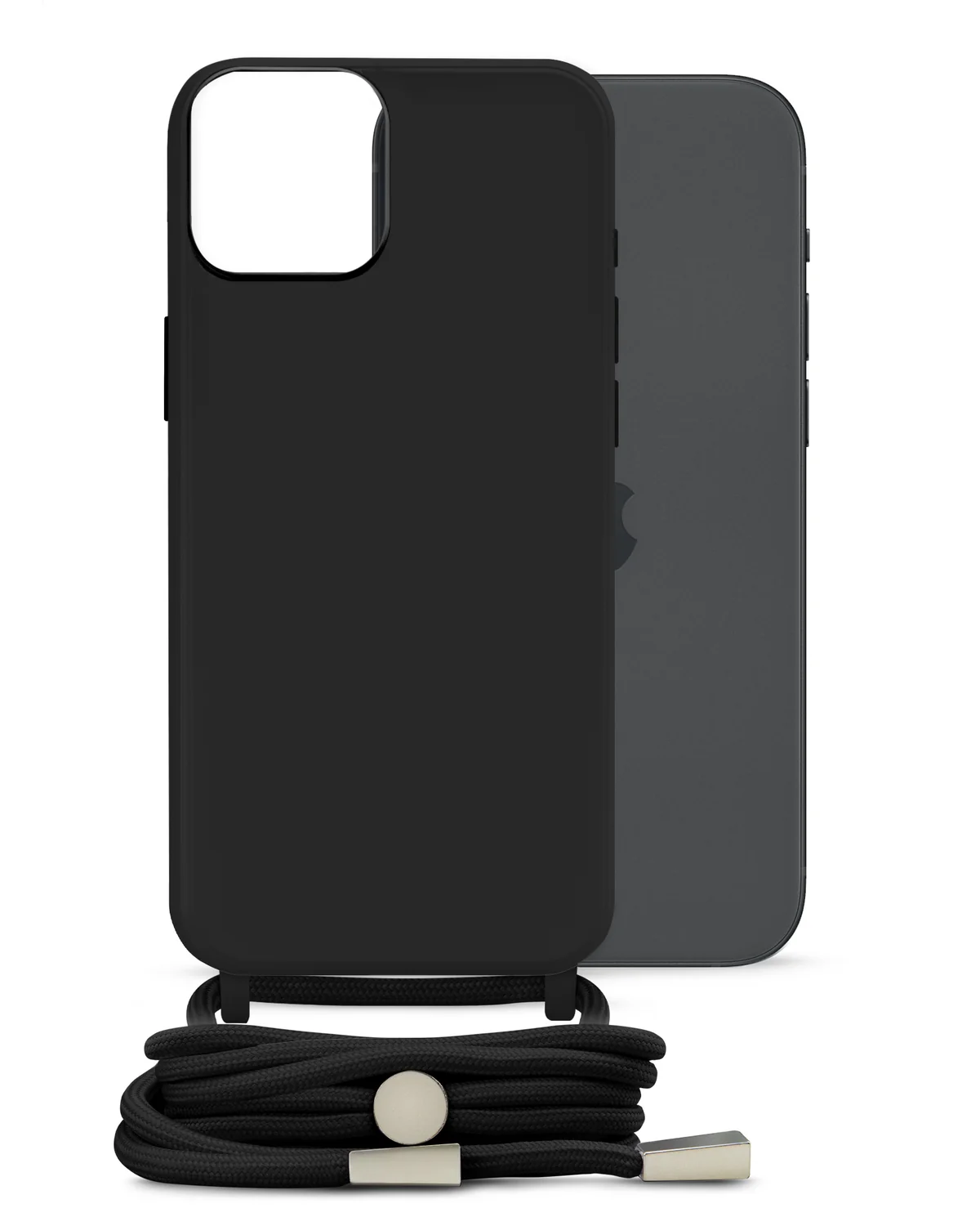 Mobilize Lanyard Gelly Case Telefoonhoesje Apple iPhone 15 Plus Zwart