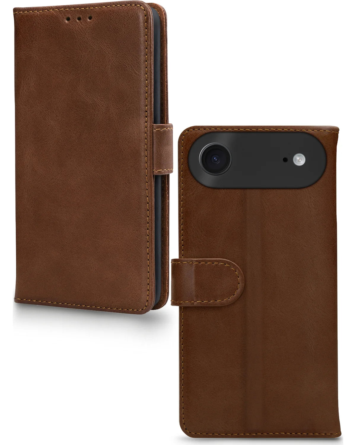 Mobilize Leather Wallet Hoesje (Case) – Apple iPhone Air – Bruin