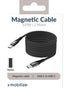 Mobilize Magnetische Nylon Kabel USB-C naar USB-C – 2m – 100W – Zwart