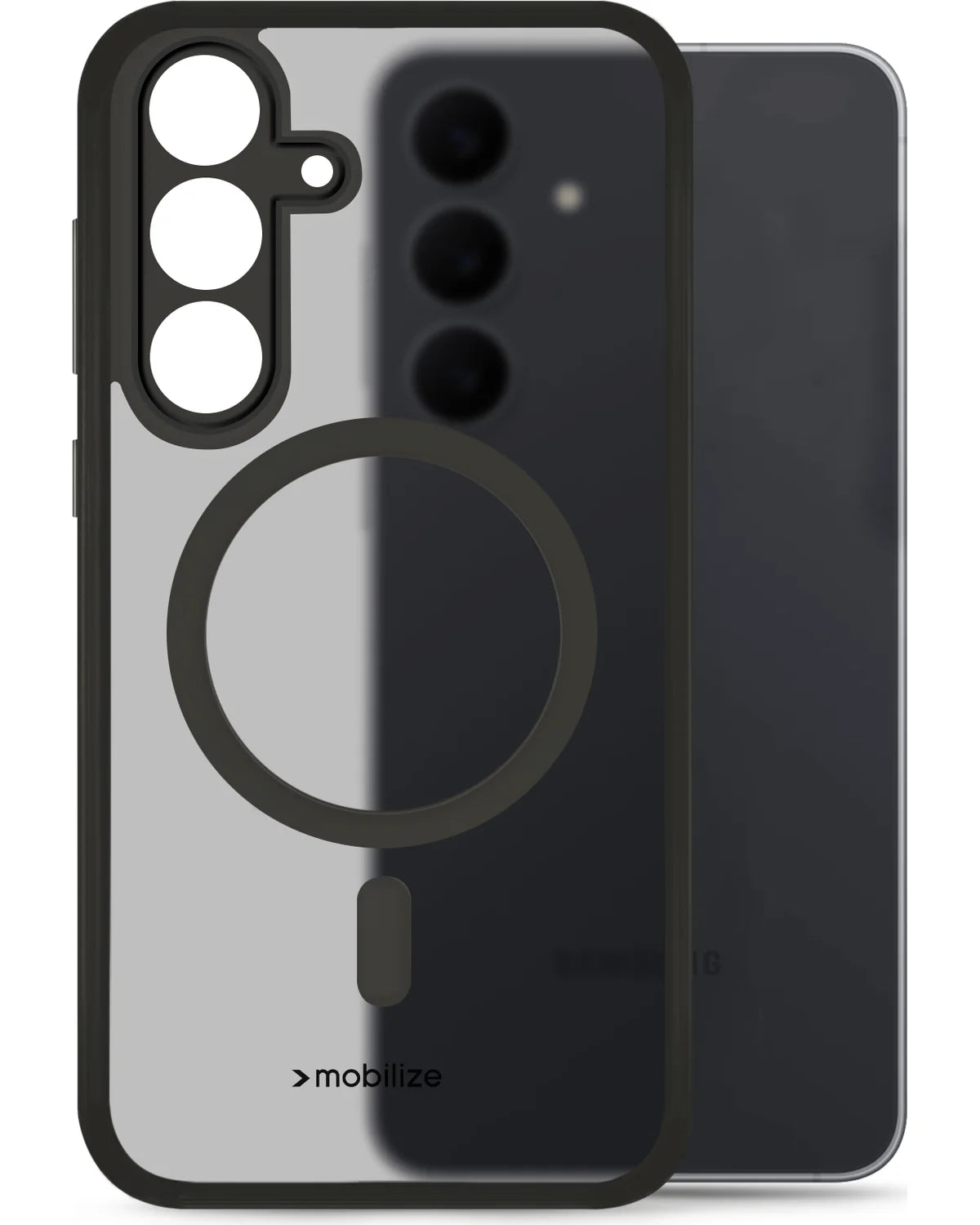 Mobilize Magsafe Compatibel Hybride Hoesje – Samsung Galaxy S25 Fe – Zwart