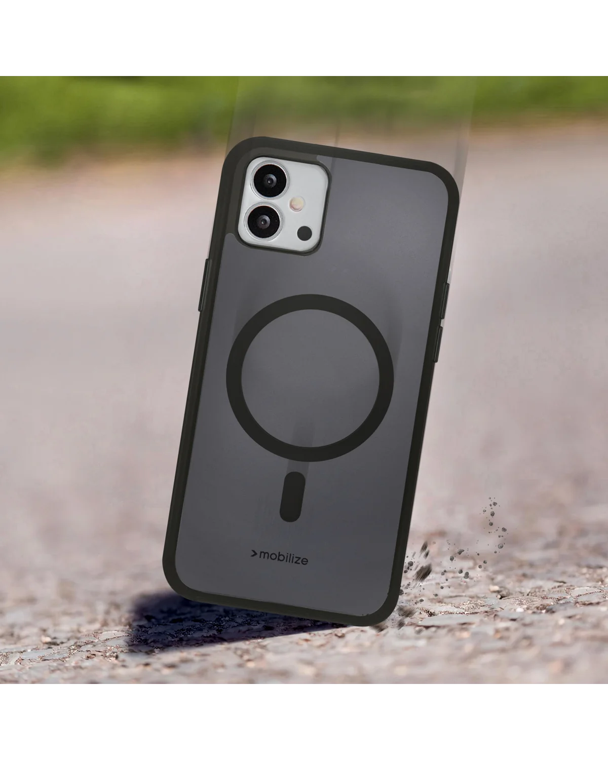 Mobilize Magsafe Compatibel Hybride Pro Case Telefoonhoesje Apple iPhone 16 Plus Zwart
