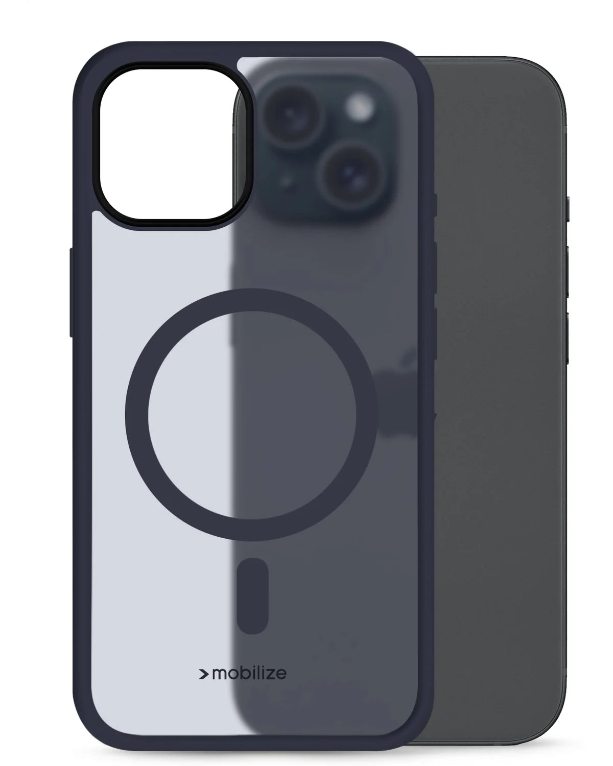 Mobilize Magsafe Compatibel Hybride Pro Hoesje (Case) –  Apple iPhone 15 – Blauw