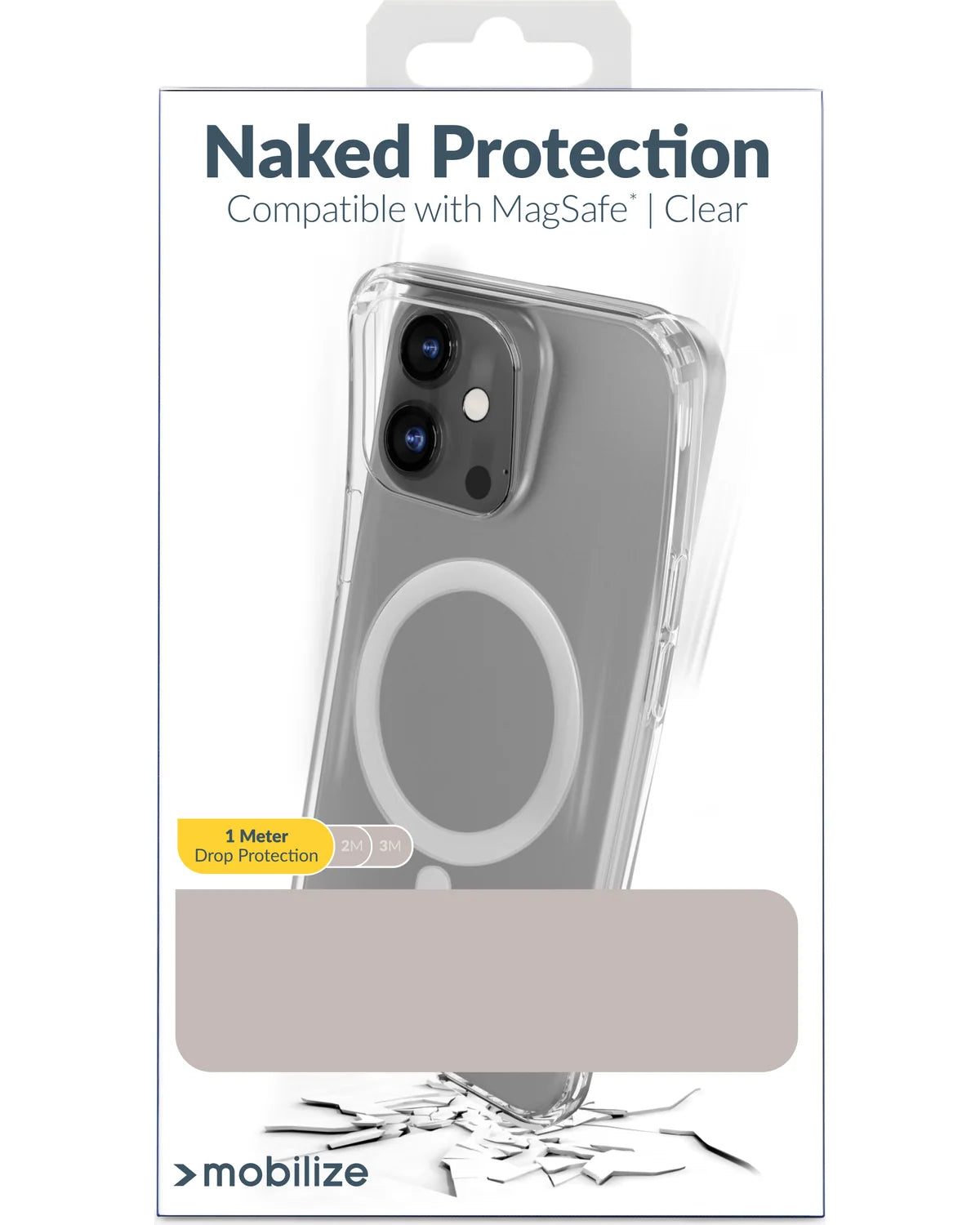 Mobilize MagSafe Compatibel Naked Protection Hoesje (Case) – Apple iPhone Air – Transparant
