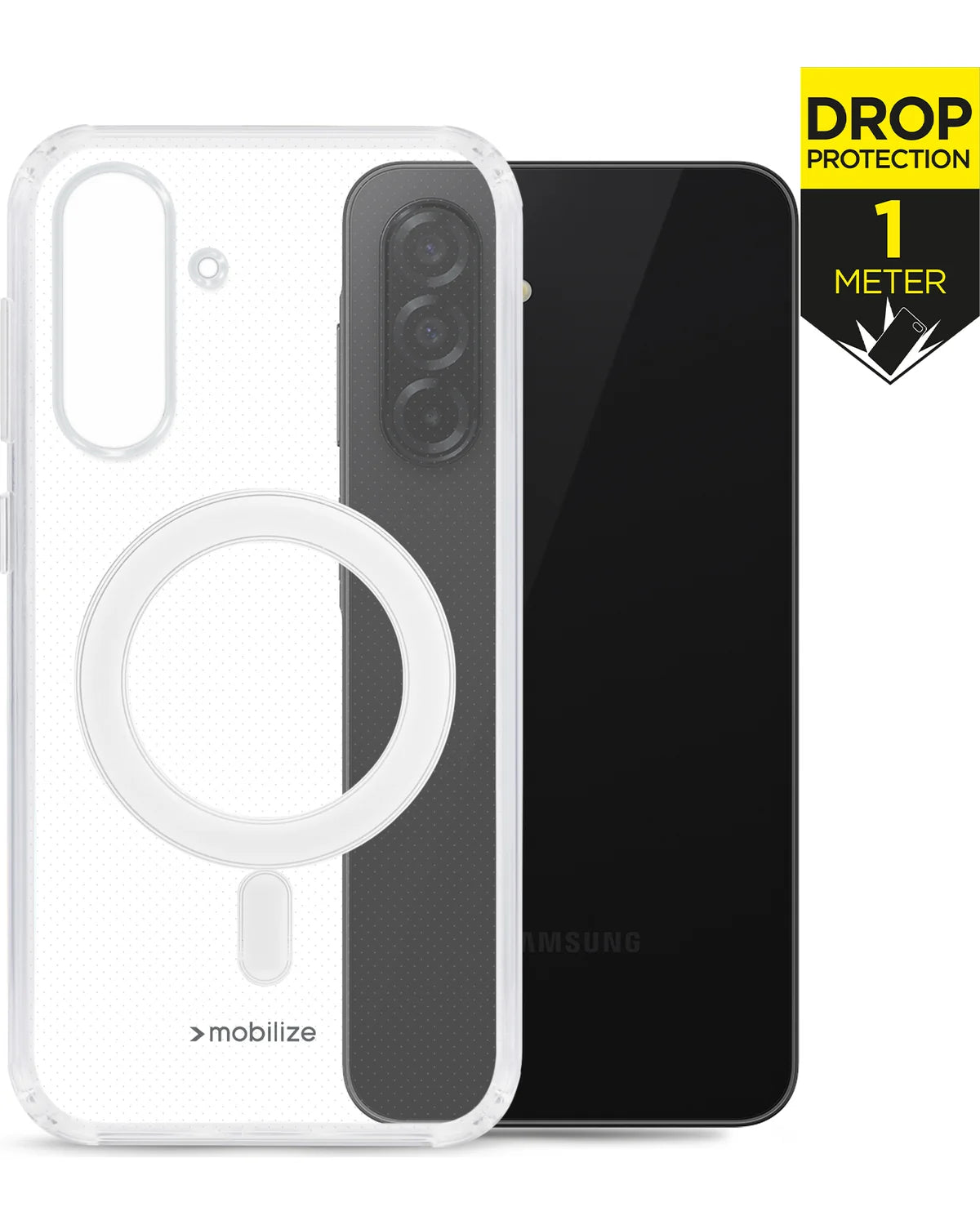 Mobilize MagSafe Compatibel Naked Protection Hoesje – Samsung Galaxy A26 5G – Transparant