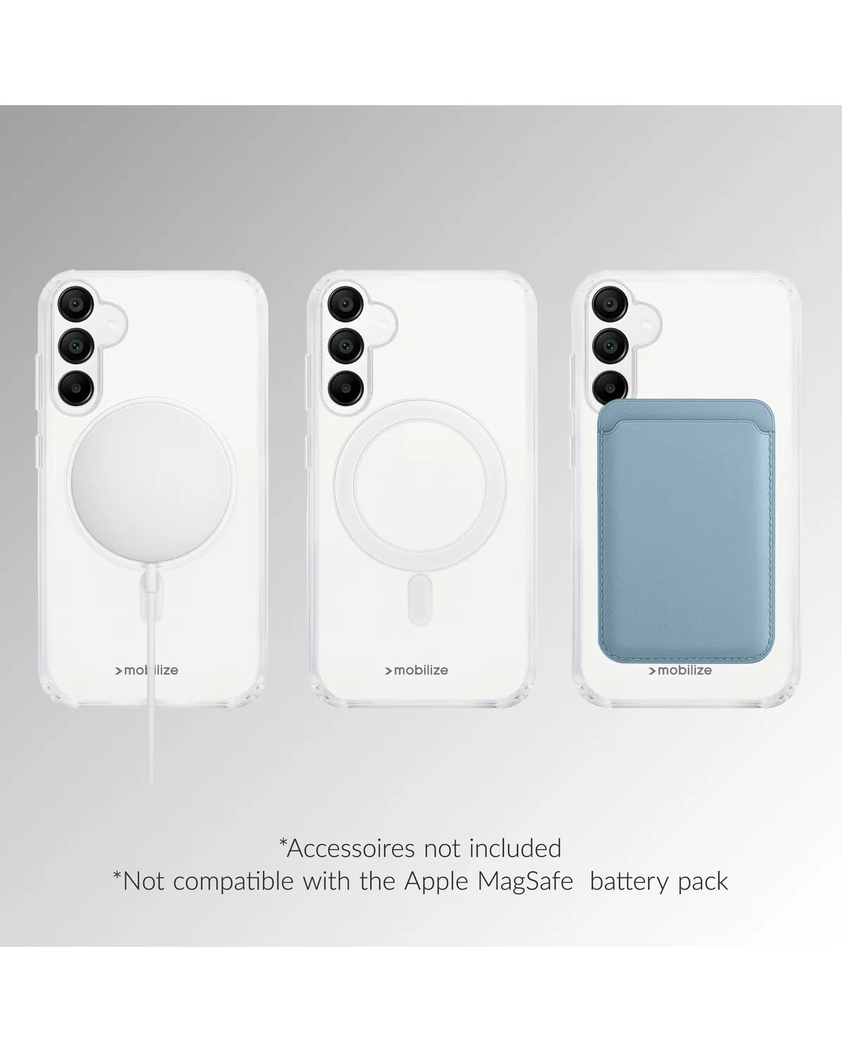 Mobilize MagSafe Compatibel Naked Protection Hoesje – Samsung Galaxy S25 Fe – Transparant