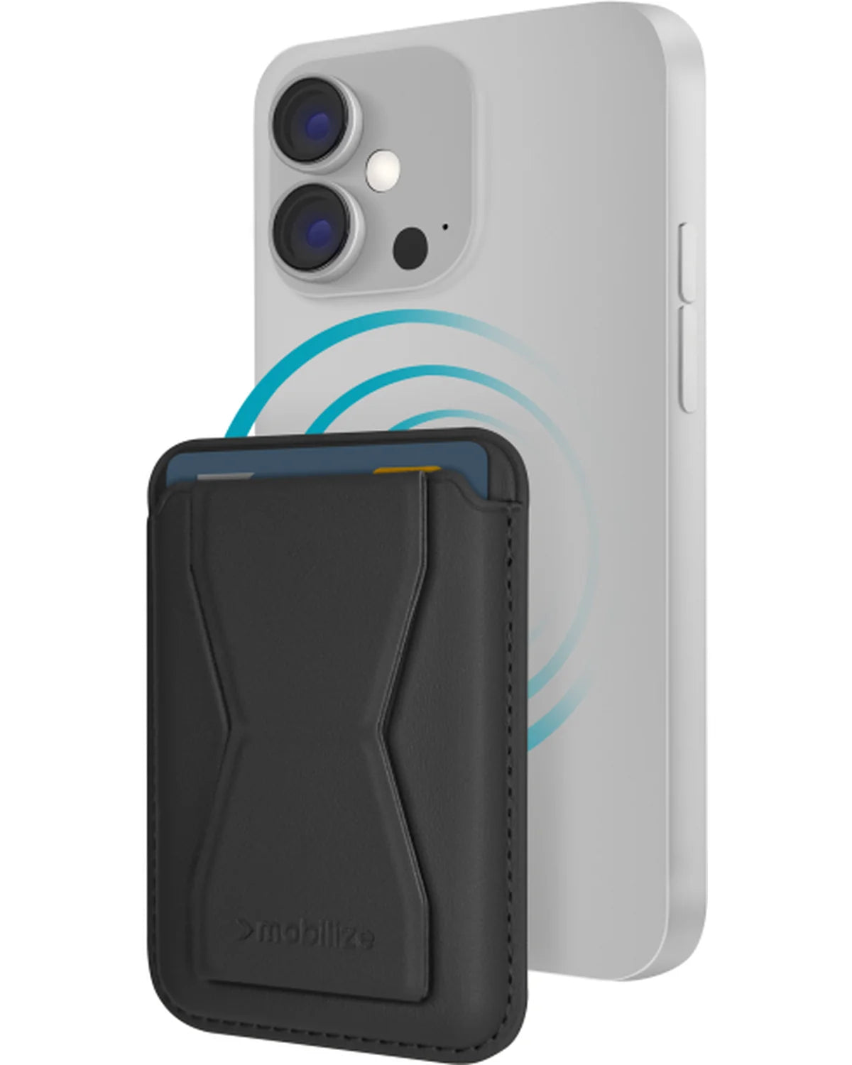 Mobilize MagSafe-compatibele magnetische kaarthouder – Zwart