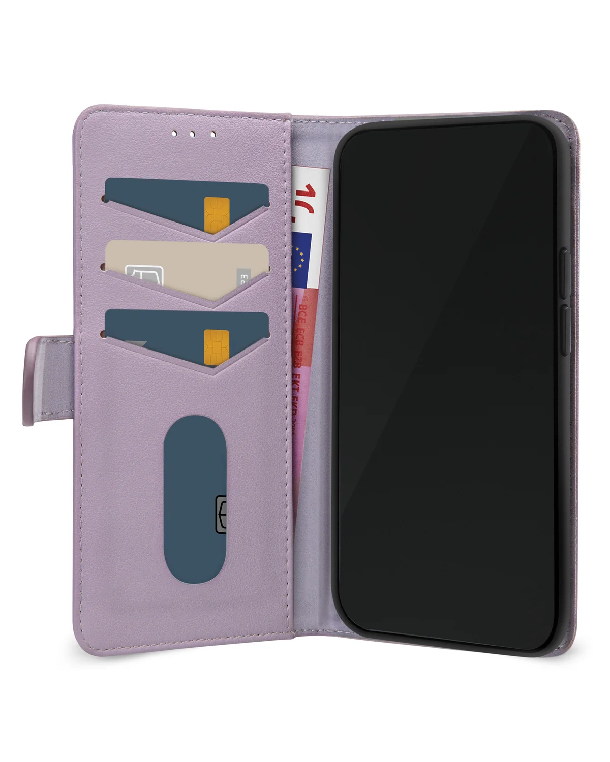 Mobilize Premium Gelly Wallet Book Case Telefoonhoesje Apple iPhone 16 Pro Max Paars