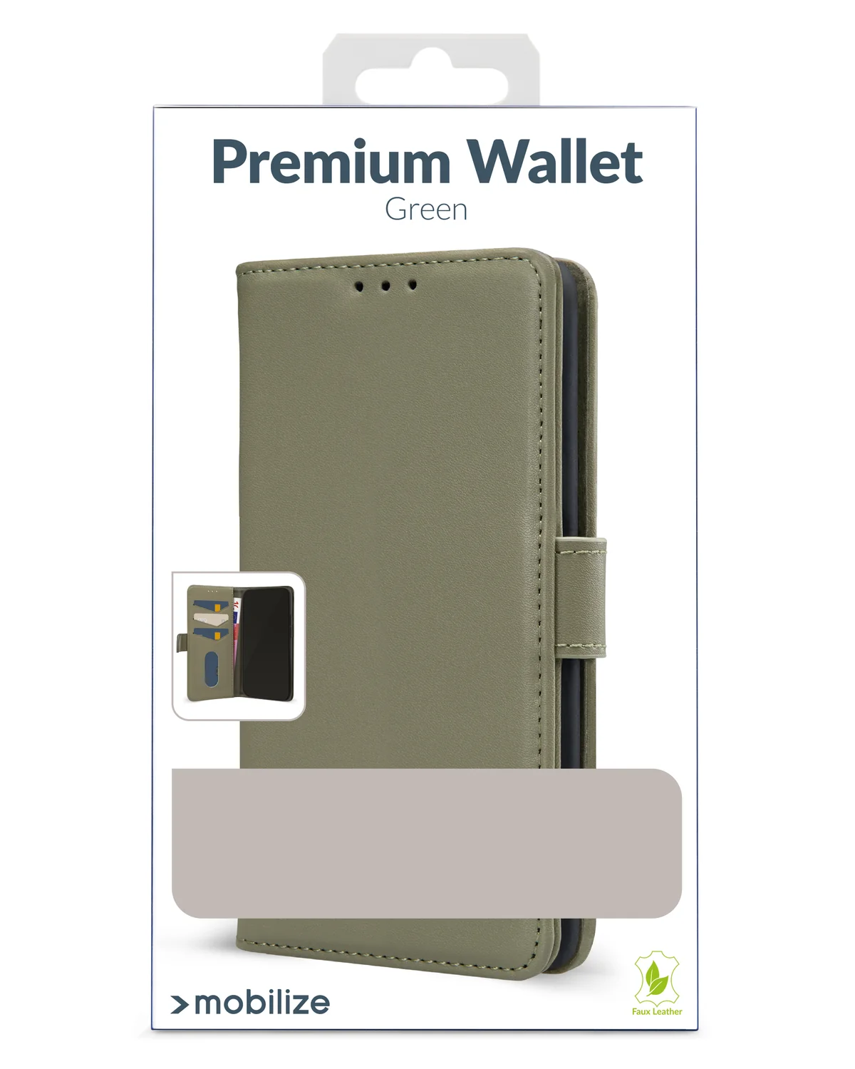 Mobilize Premium Gelly Wallet Book Case Telefoonhoesje Apple iPhone 16e Groen
