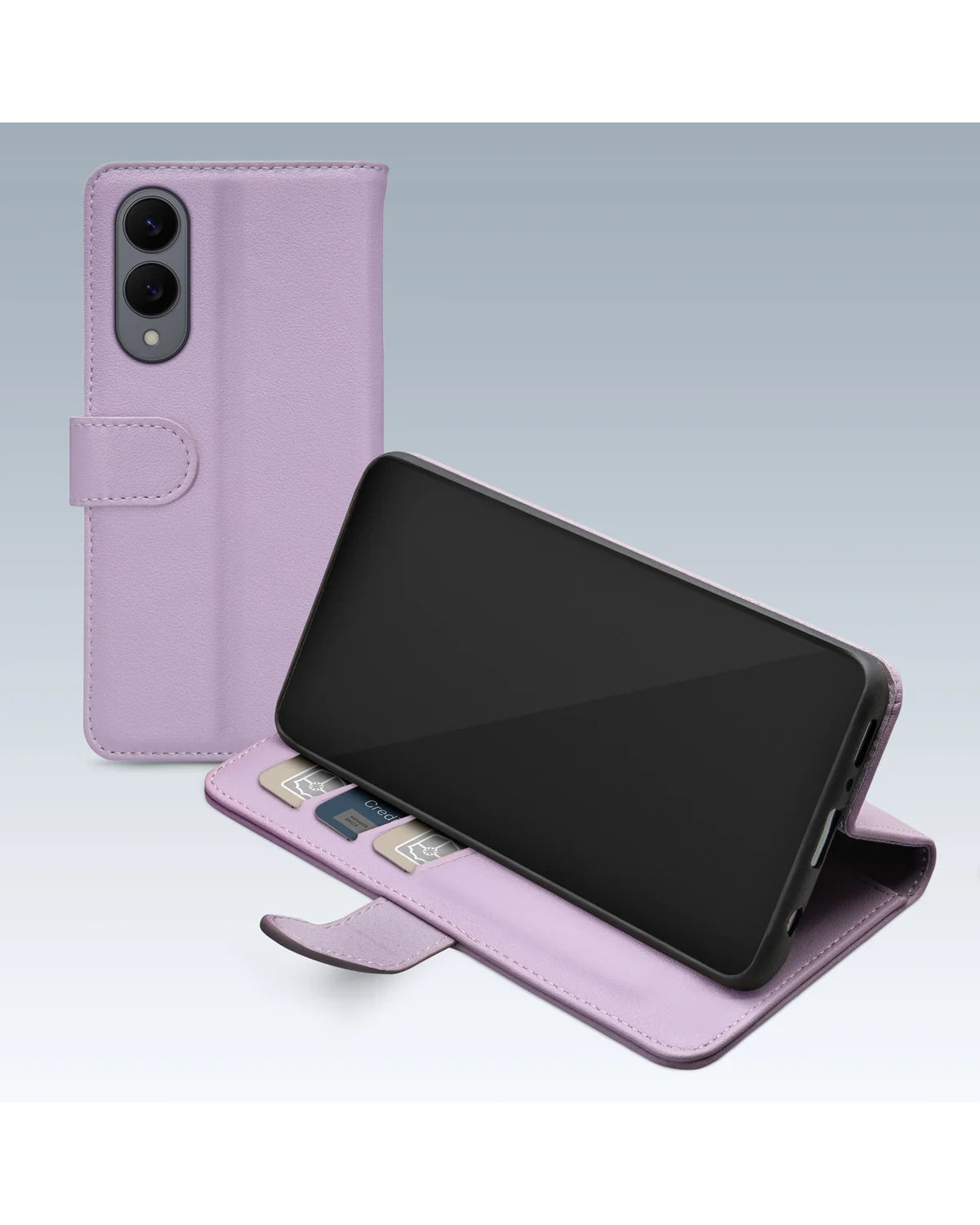 Mobilize Premium Gelly Wallet Book Hoesje – Samsung Galaxy S25 Edge 5G – Paars