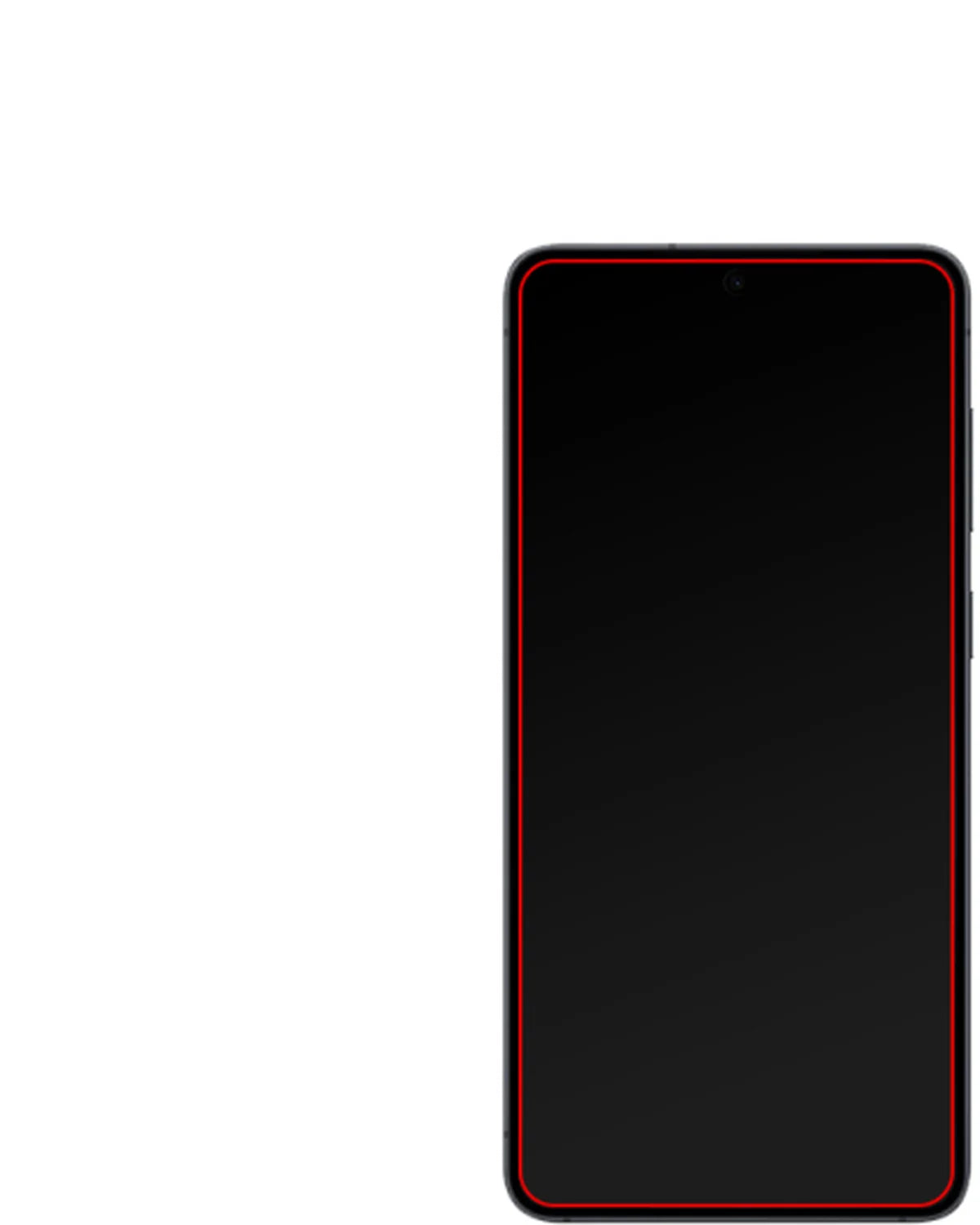 Mobilize Privacy Glass Screenprotector Black Frame Samsung Galaxy S25 Edge 5G