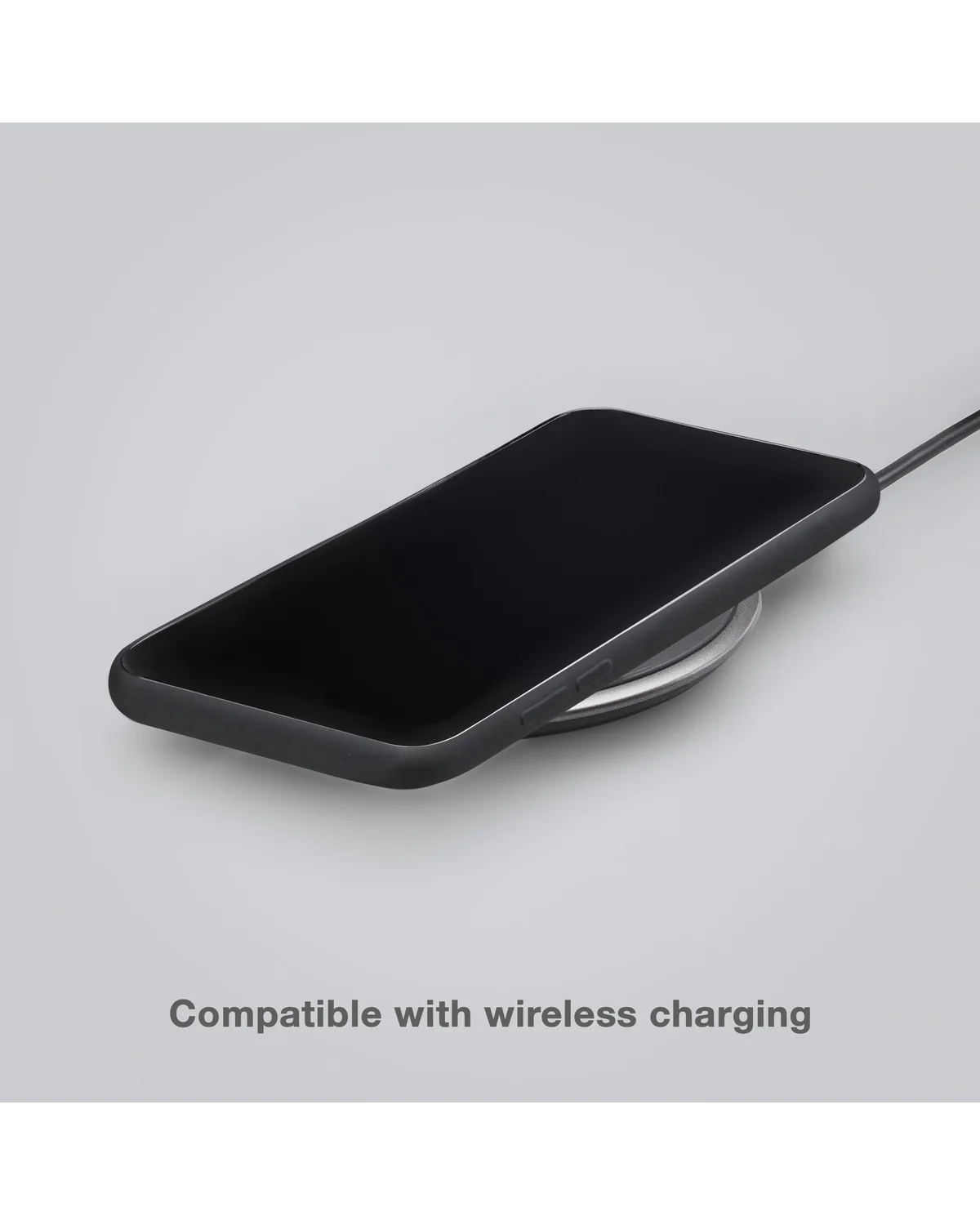 Mobilize Rubber Gelly Card Case Telefoonhoesje Apple iPhone 15 Plus Mat Zwart