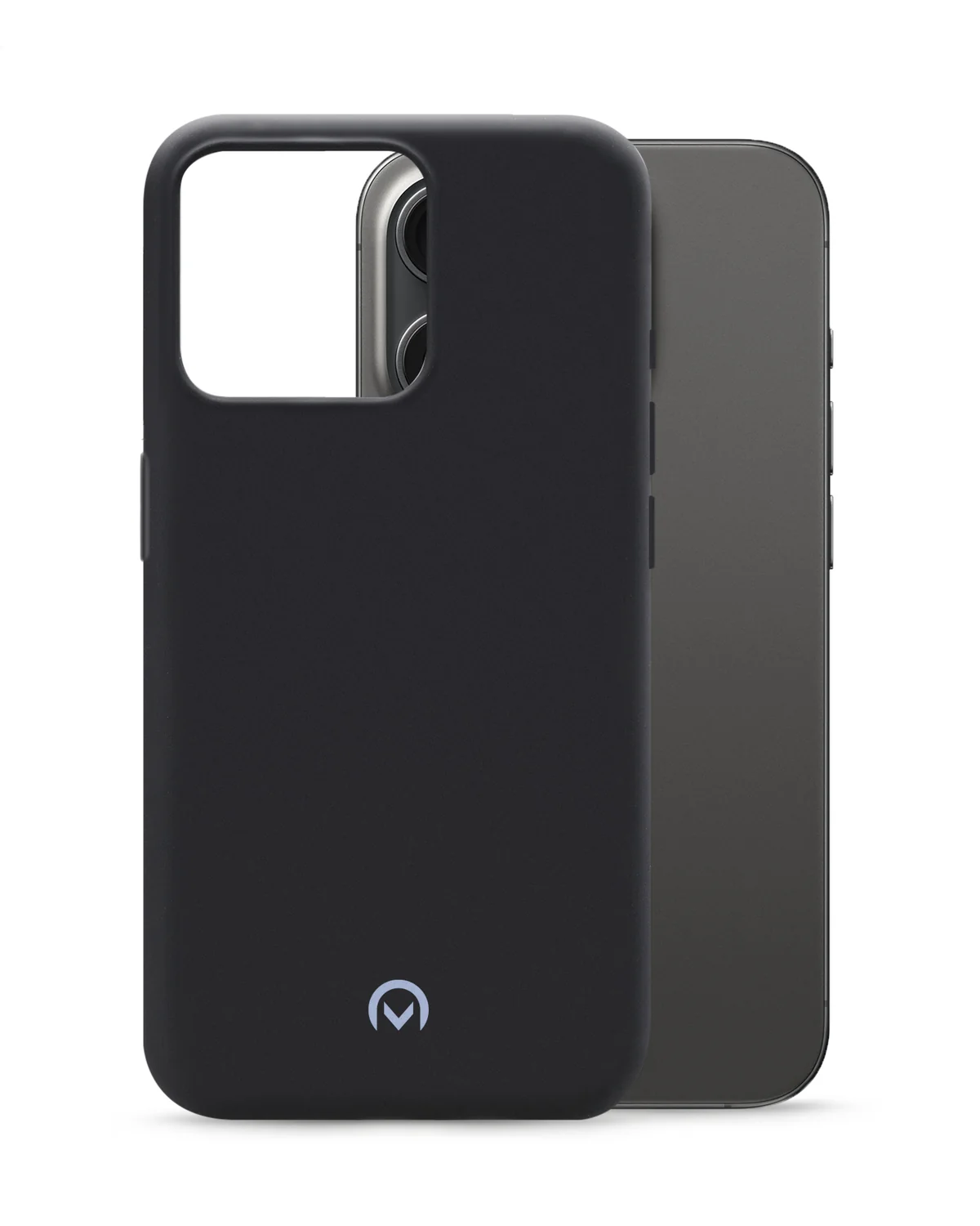 Mobilize Rubber Gelly Case Telefoonhoesje Apple iPhone 15 Pro Mat Zwart
