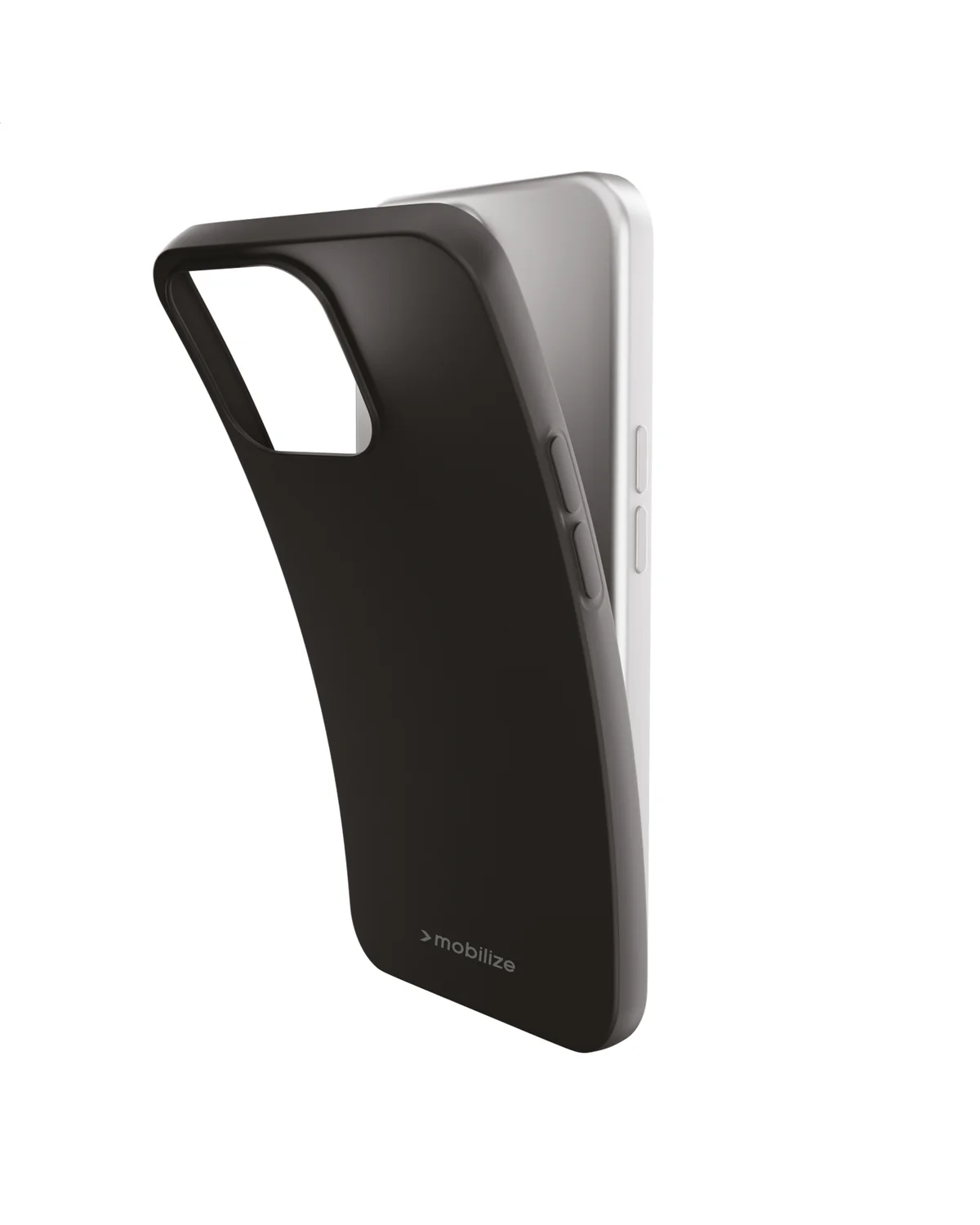 Mobilize Rubber Gelly Case Telefoonhoesje Apple iPhone 15 Pro Mat Zwart