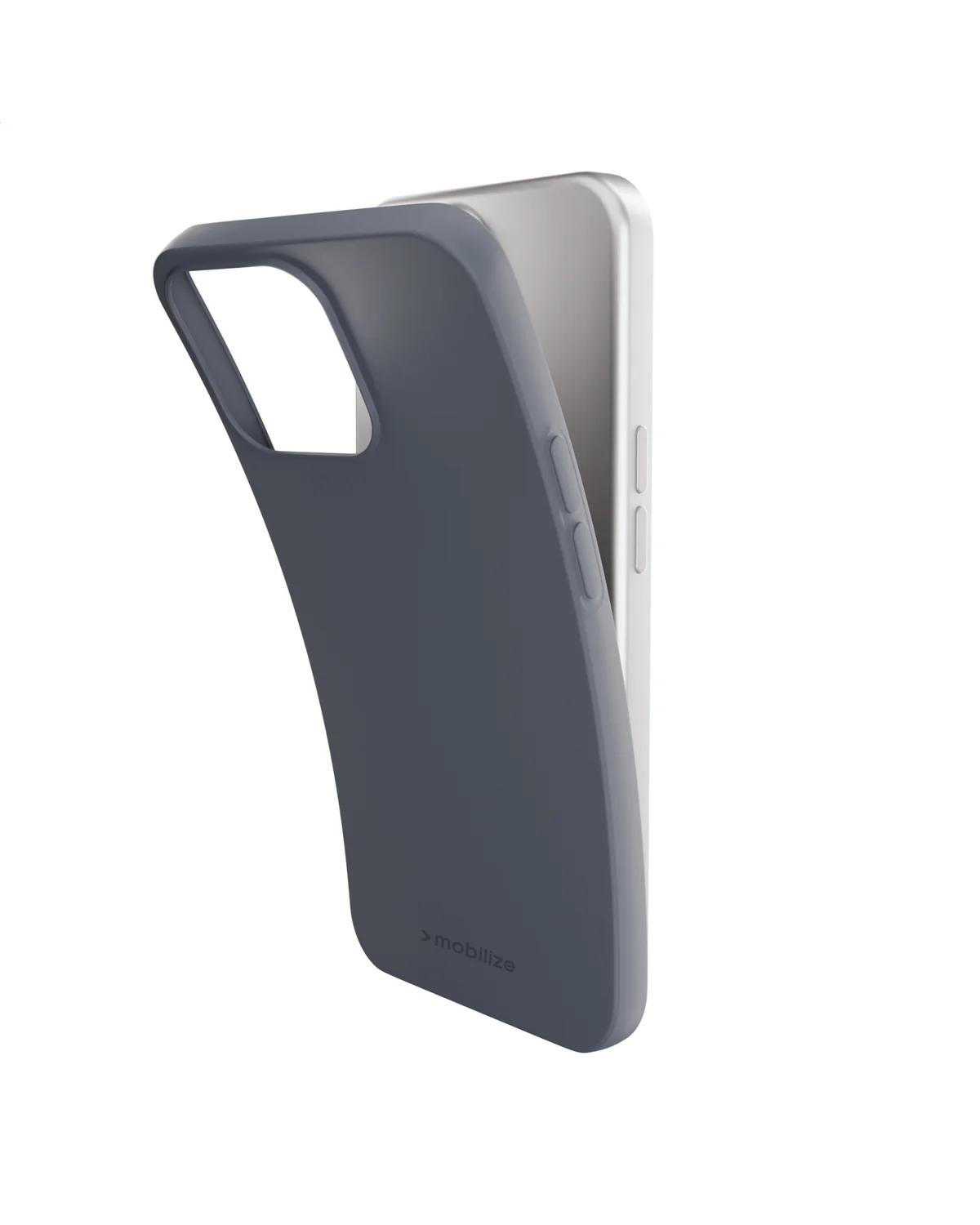 Mobilize Rubber Gelly Case Telefoonhoesje Apple iPhone 15 Pro Max Mat Blauw