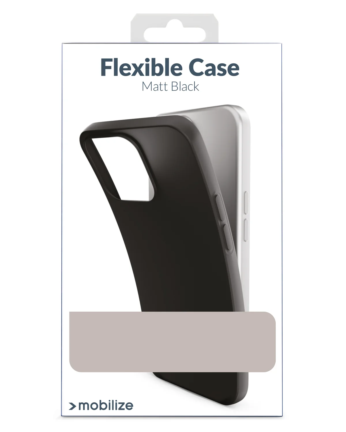 Mobilize Rubber Gelly Case Telefoonhoesje Apple iPhone 16 Pro Mat Zwart