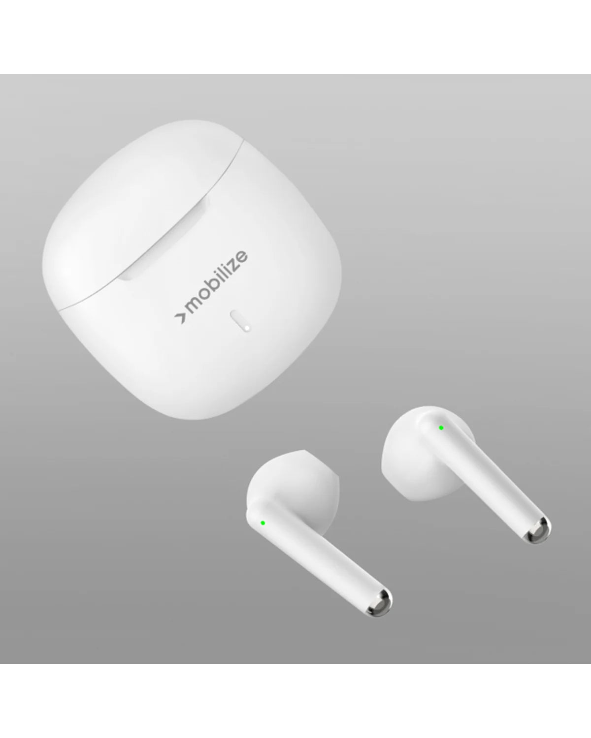 Mobilize TWS Draadloze Oordopjes – Wit