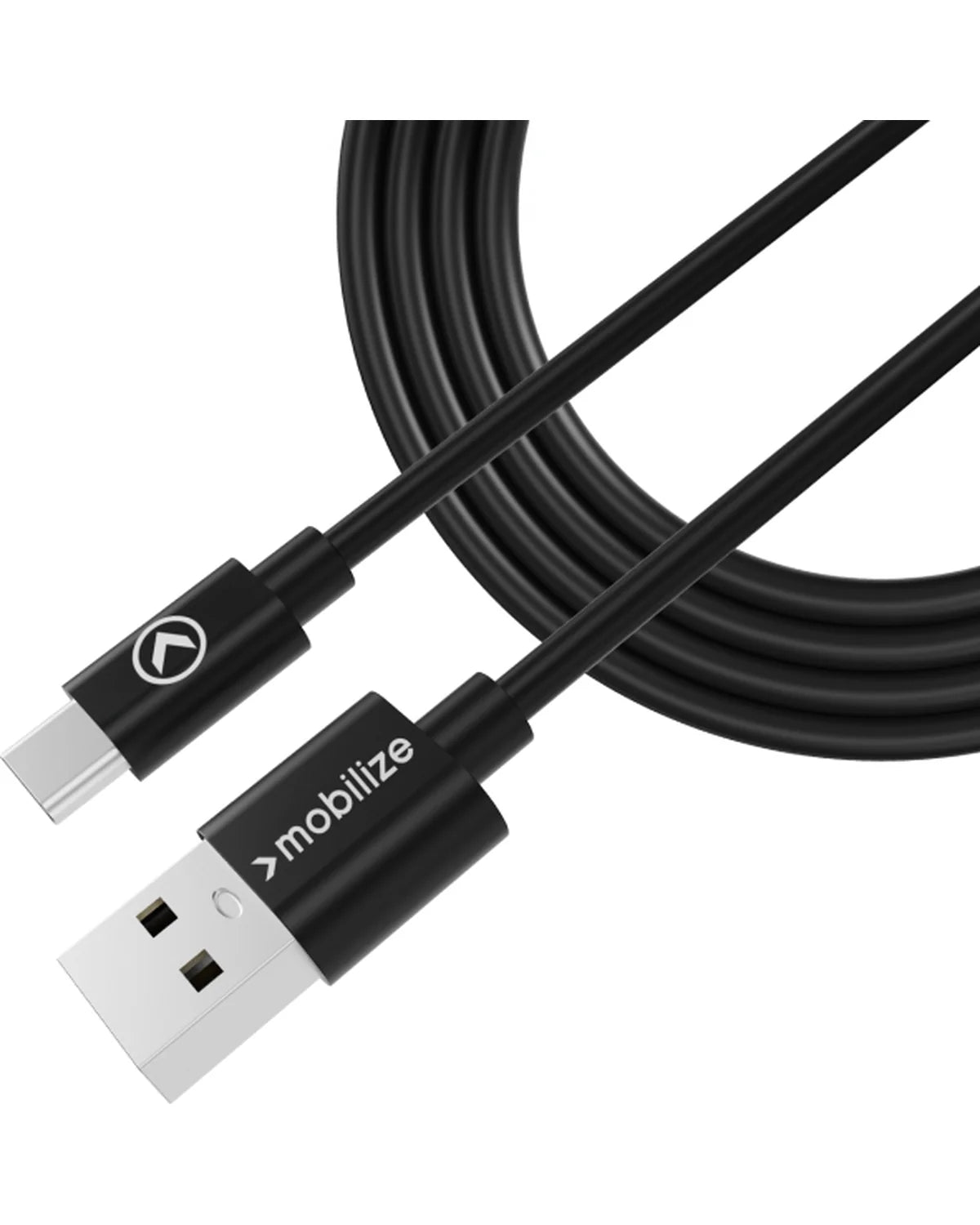 Mobilize USB-A naar USB-C Kabel 1m – 15W – Zwart