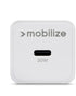 Mobilize Wandlader USB-C GaN 30W – PD/PPS + USB-C Nylon Kabel 1.2m – Wit