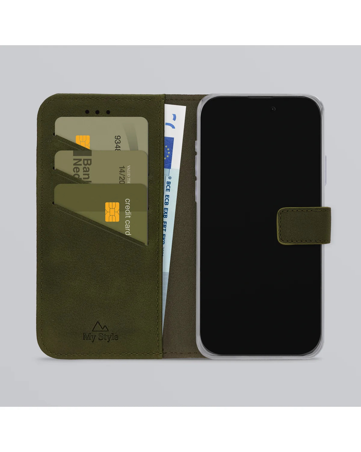 My Style Flex Wallet Hoesje (Case) – Apple iPhone 17 – Forest Green
