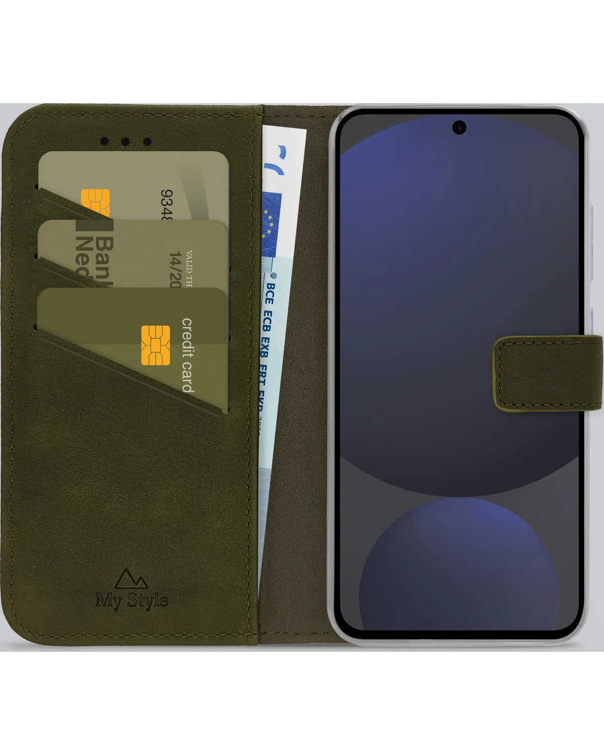 My Style Flex Wallet Hoesje – Samsung Galaxy S24 Fe 5G – Forest Green