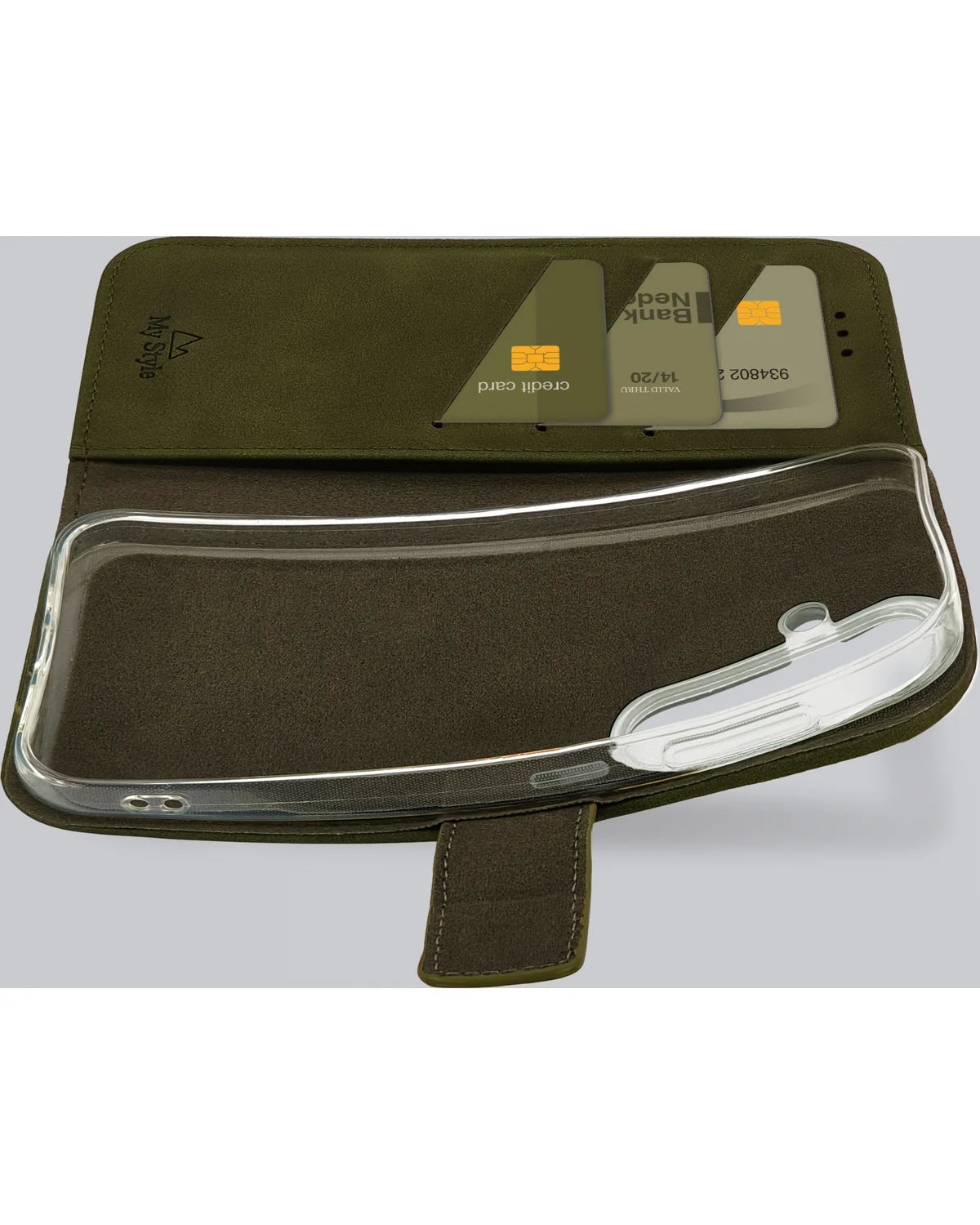 My Style Flex Wallet Hoesje – Samsung Galaxy S24 Fe 5G – Forest Green