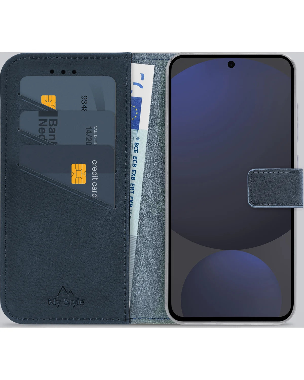 My Style Flex Wallet Hoesje – Samsung Galaxy S24 Fe 5G – Royal Blue