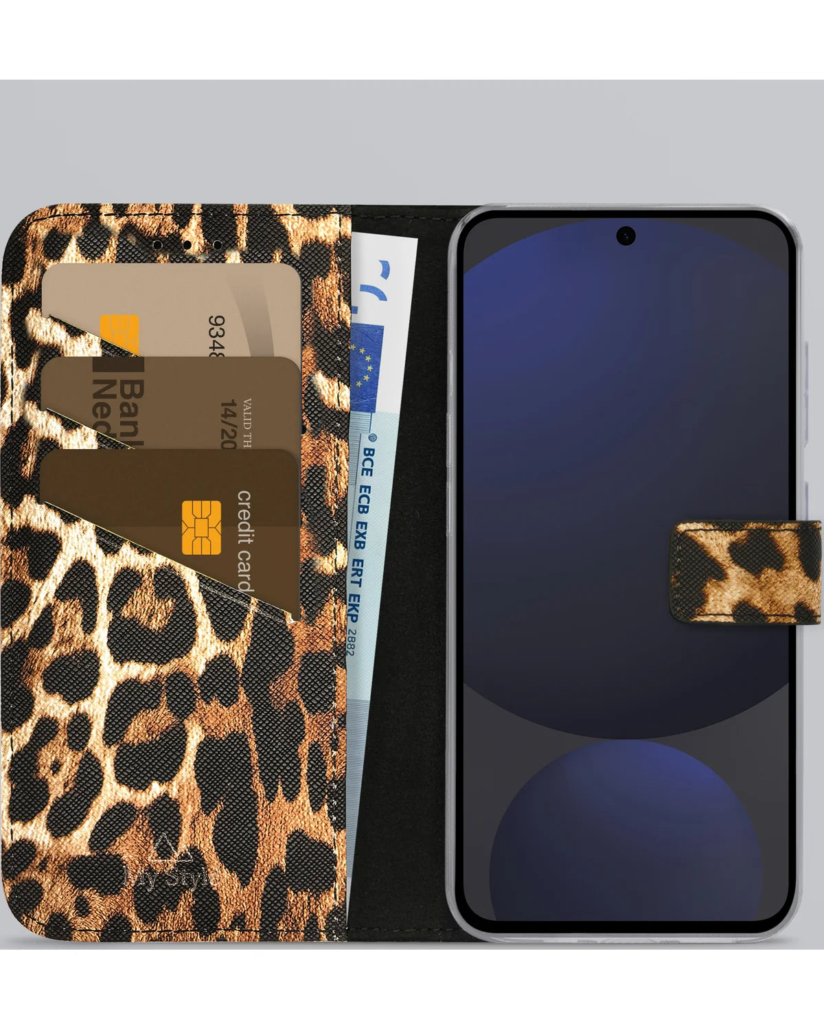 My Style Flex Wallet Hoesje – Samsung Galaxy S24 Fe 5G – Wild Leopard