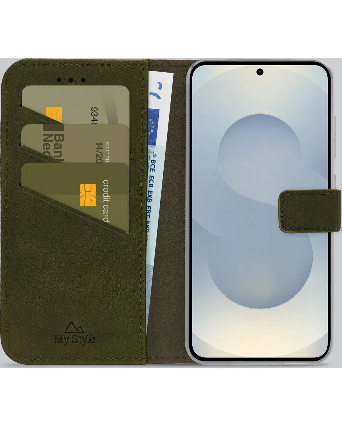 My Style Flex Wallet Hoesje – Samsung Galaxy S25 5G – Forest Green