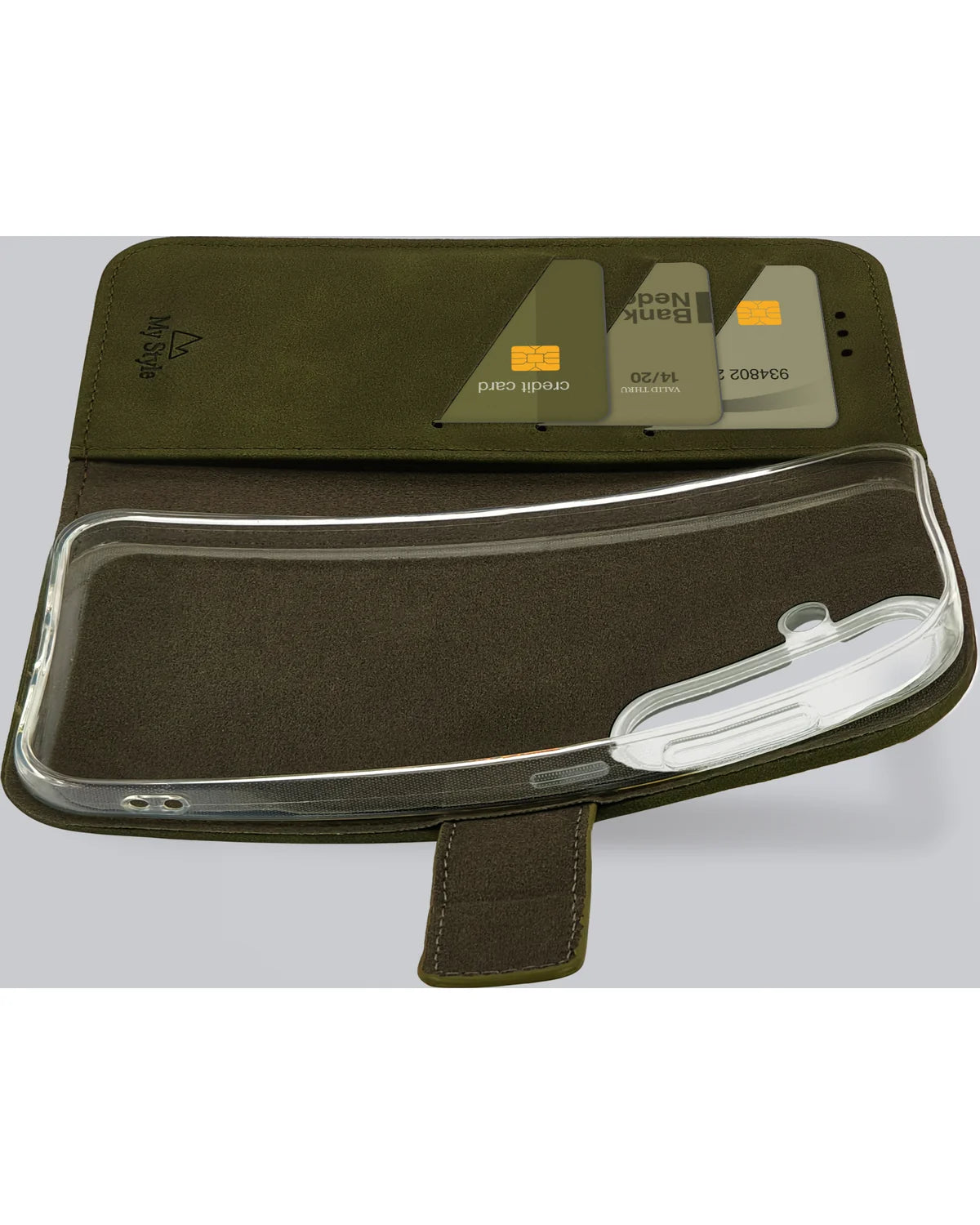 My Style Flex Wallet Hoesje – Samsung Galaxy S25 5G – Forest Green