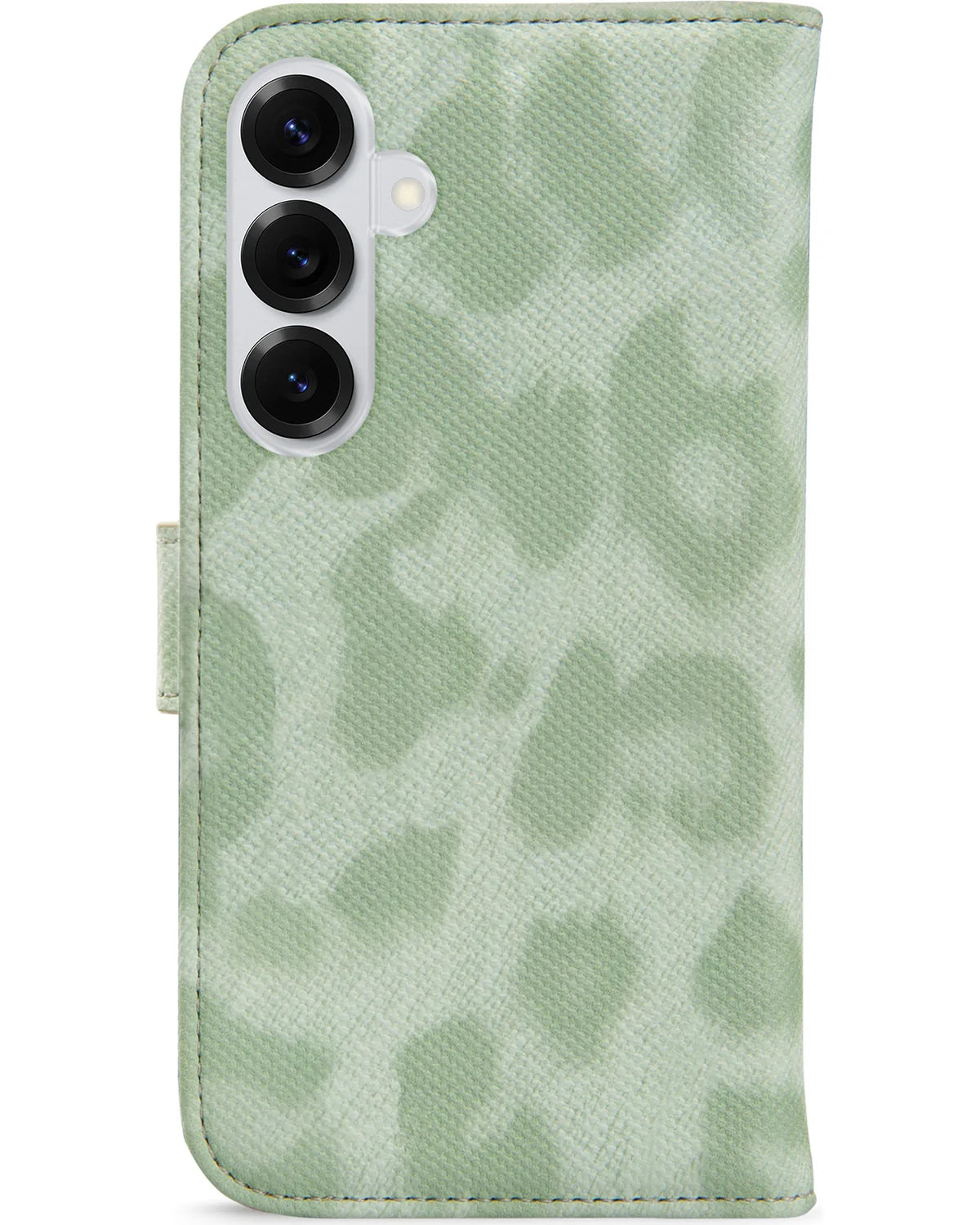 My Style Flex Wallet Hoesje – Samsung Galaxy S25 5G – Green Leopard