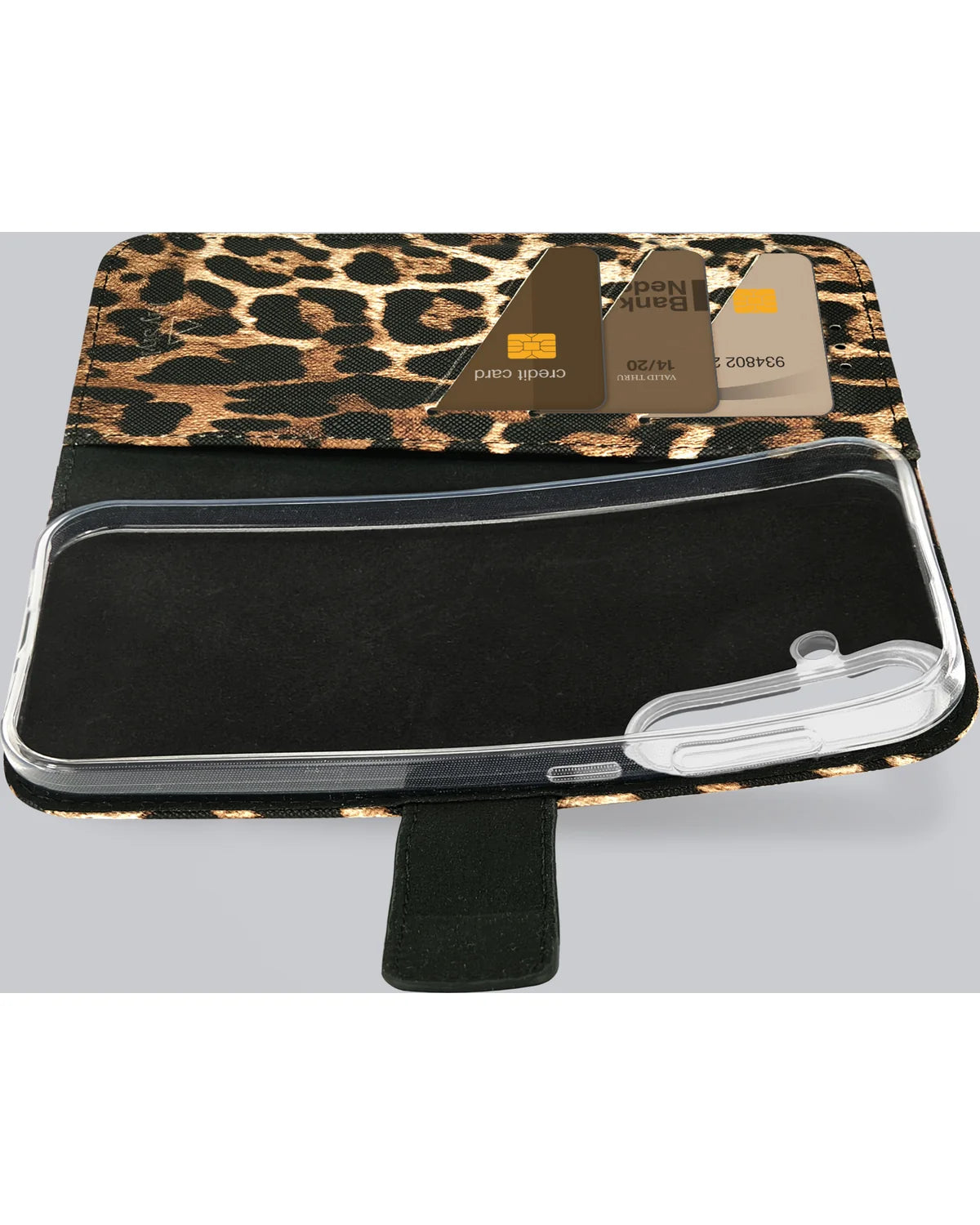 My Style Flex Wallet Hoesje – Samsung Galaxy S25 5G – Wild Leopard