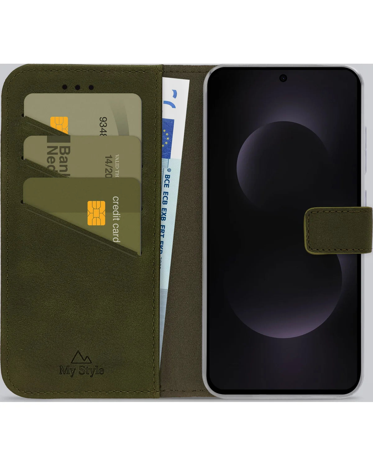 My Style Flex Wallet Hoesje – Samsung Galaxy S25 Edge 5G – Forest Green