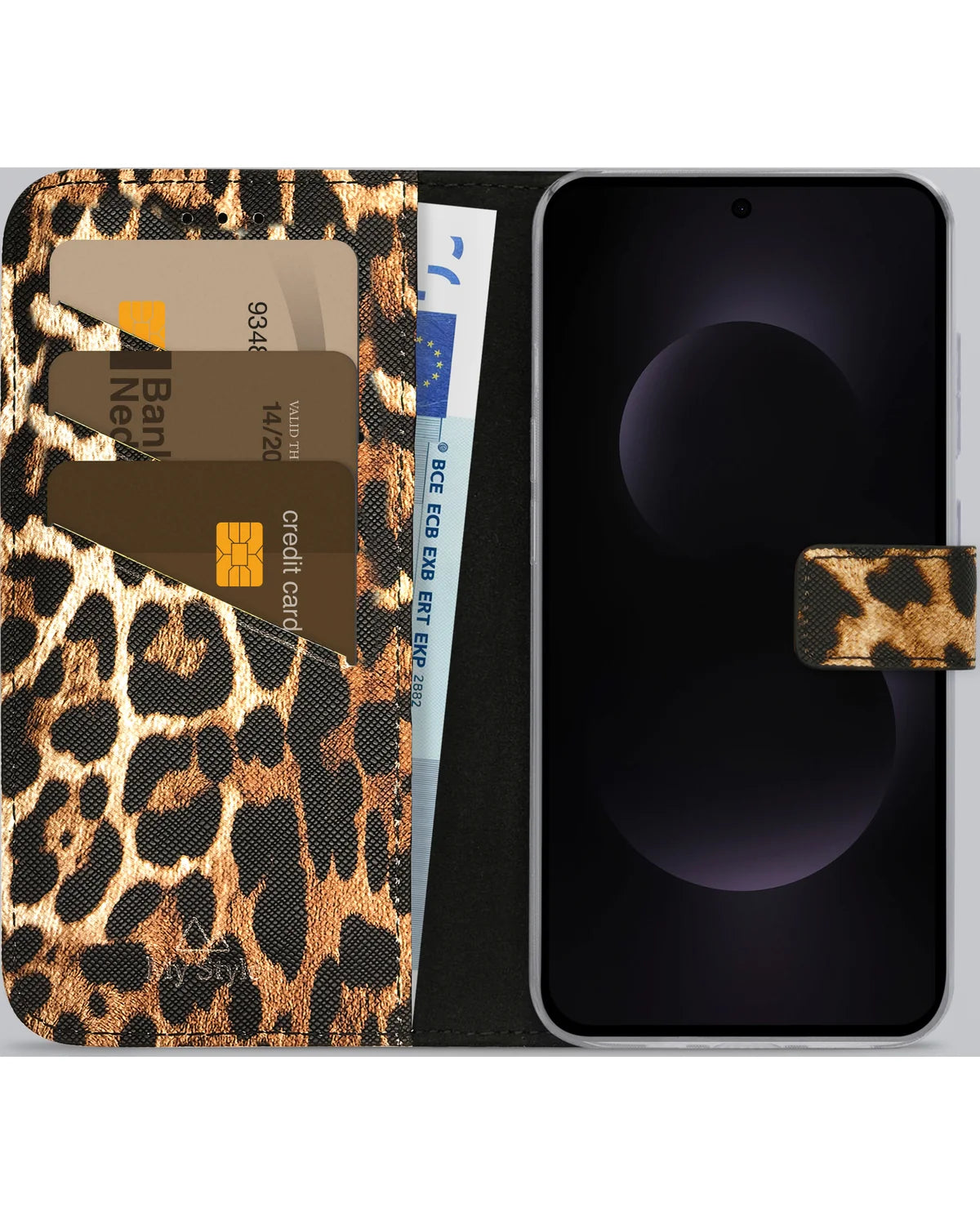 My Style Flex Wallet Hoesje – Samsung Galaxy S25 Edge 5G – Wild Leopard