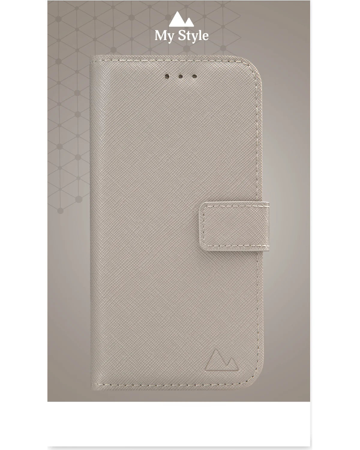 My Style Flex Wallet Hoesje – Samsung Galaxy S25 Plus 5G – Warm Taupe