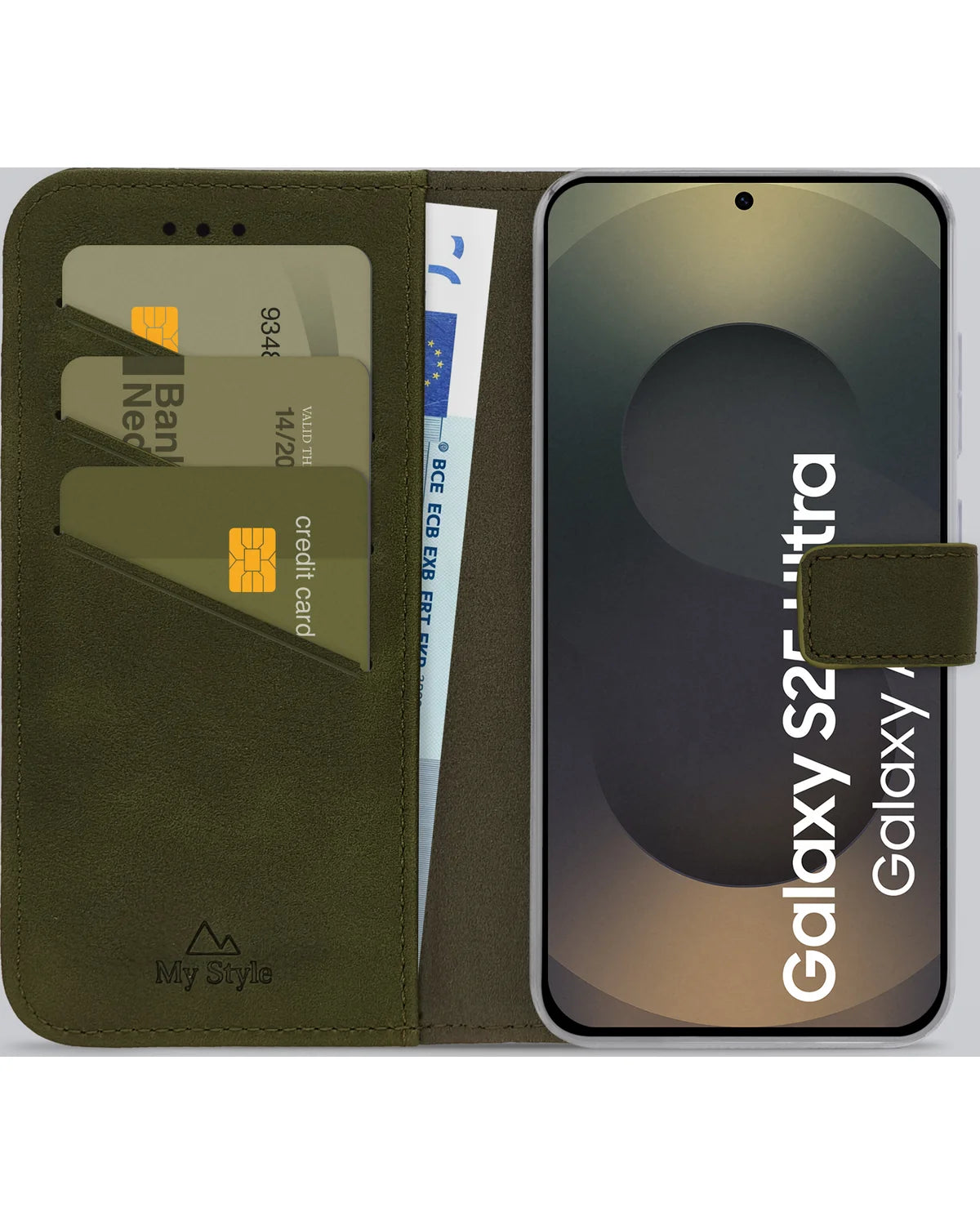 My Style Flex Wallet Hoesje – Samsung Galaxy S25 Ultra 5G – Forest Green