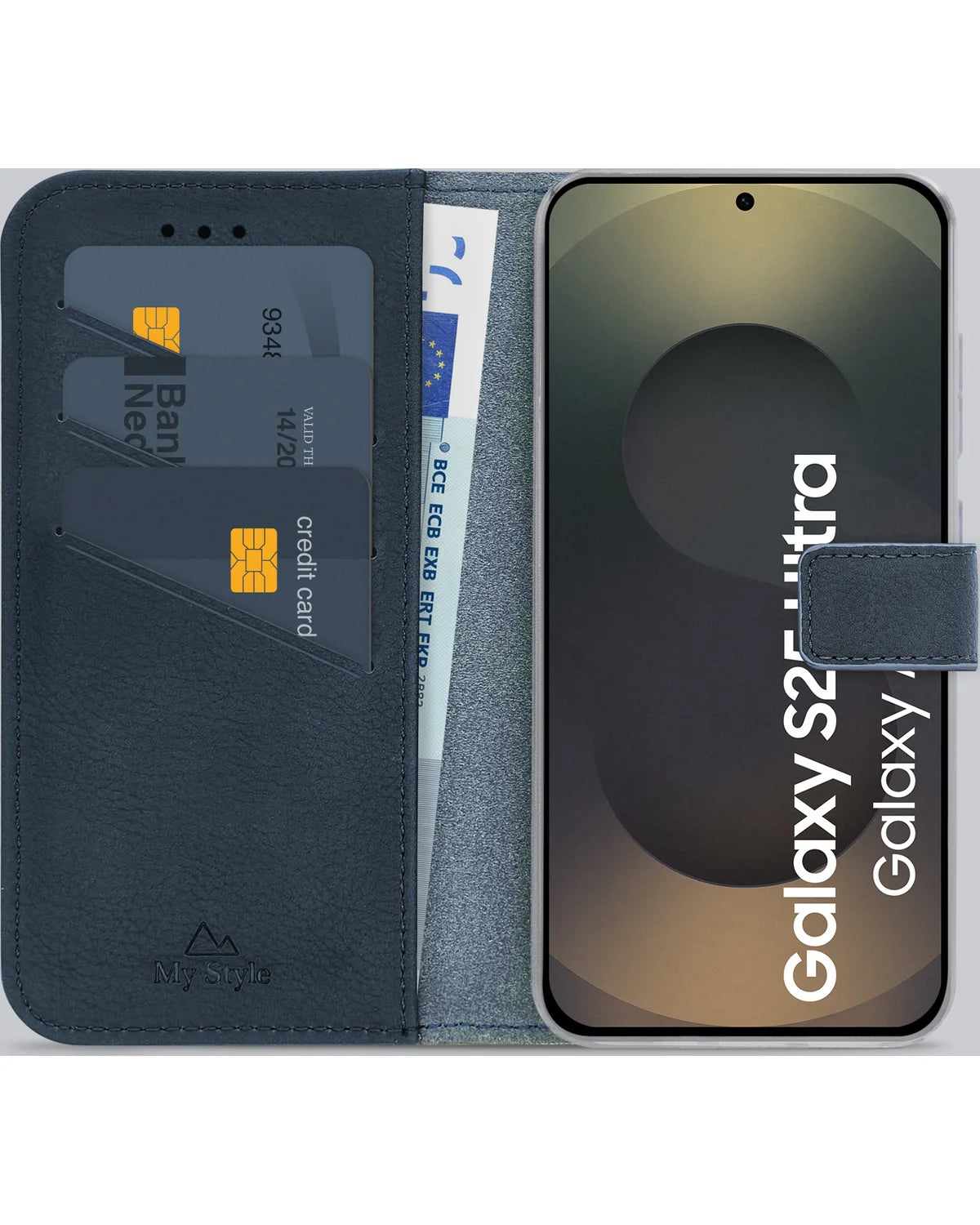 My Style Flex Wallet Hoesje – Samsung Galaxy S25 Ultra 5G – Royal Blue