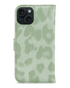 My Style Flex Wallet Telefoonhoesje Apple iPhone 15 Plus Groen Leopard