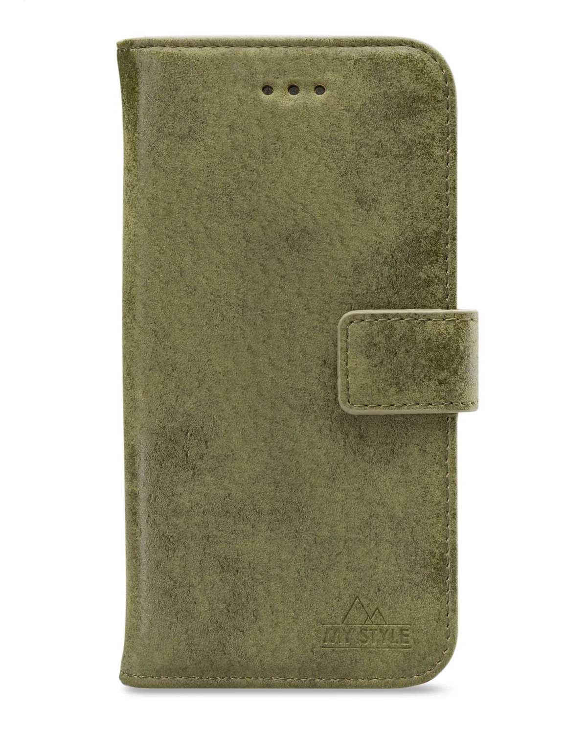 My Style Flex Wallet Telefoonhoesje Apple iPhone 15 Plus Olijf